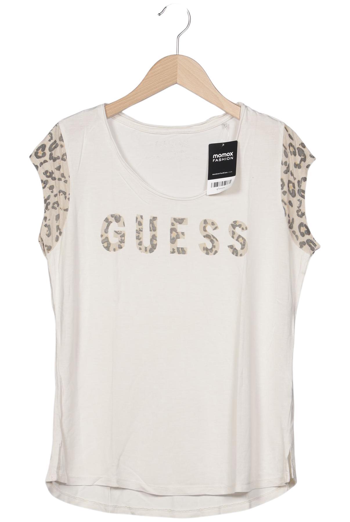 

Guess Damen T-Shirt, cremeweiß, Gr. 36