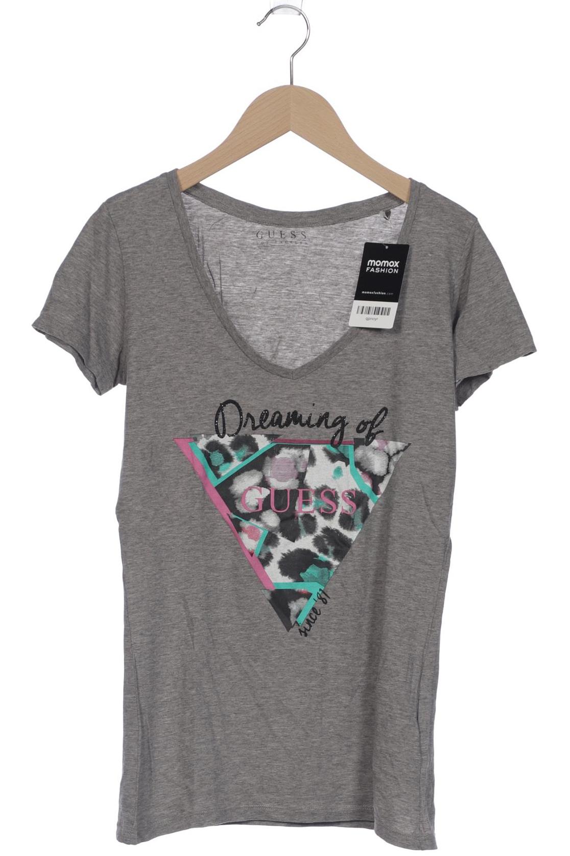 

Guess Damen T-Shirt, grau, Gr. 36