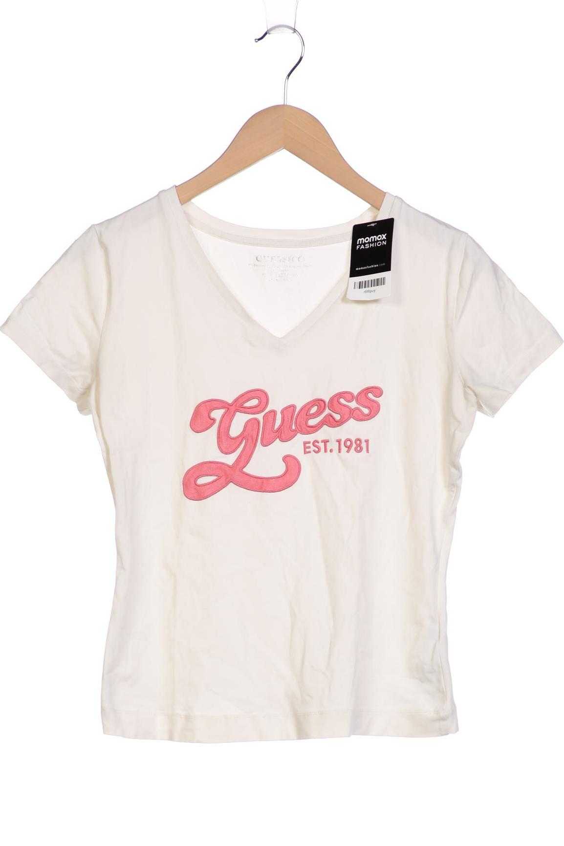 

Guess Damen T-Shirt, cremeweiß, Gr. 42