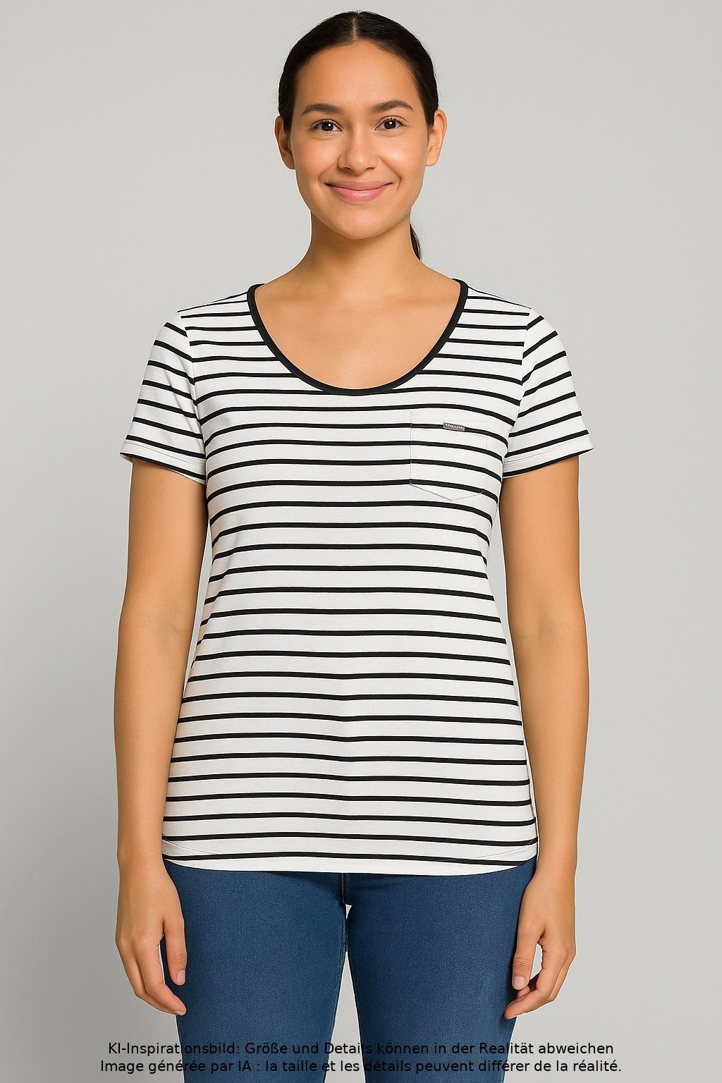 

Guess Damen T-Shirt, mehrfarbig, Gr. 42