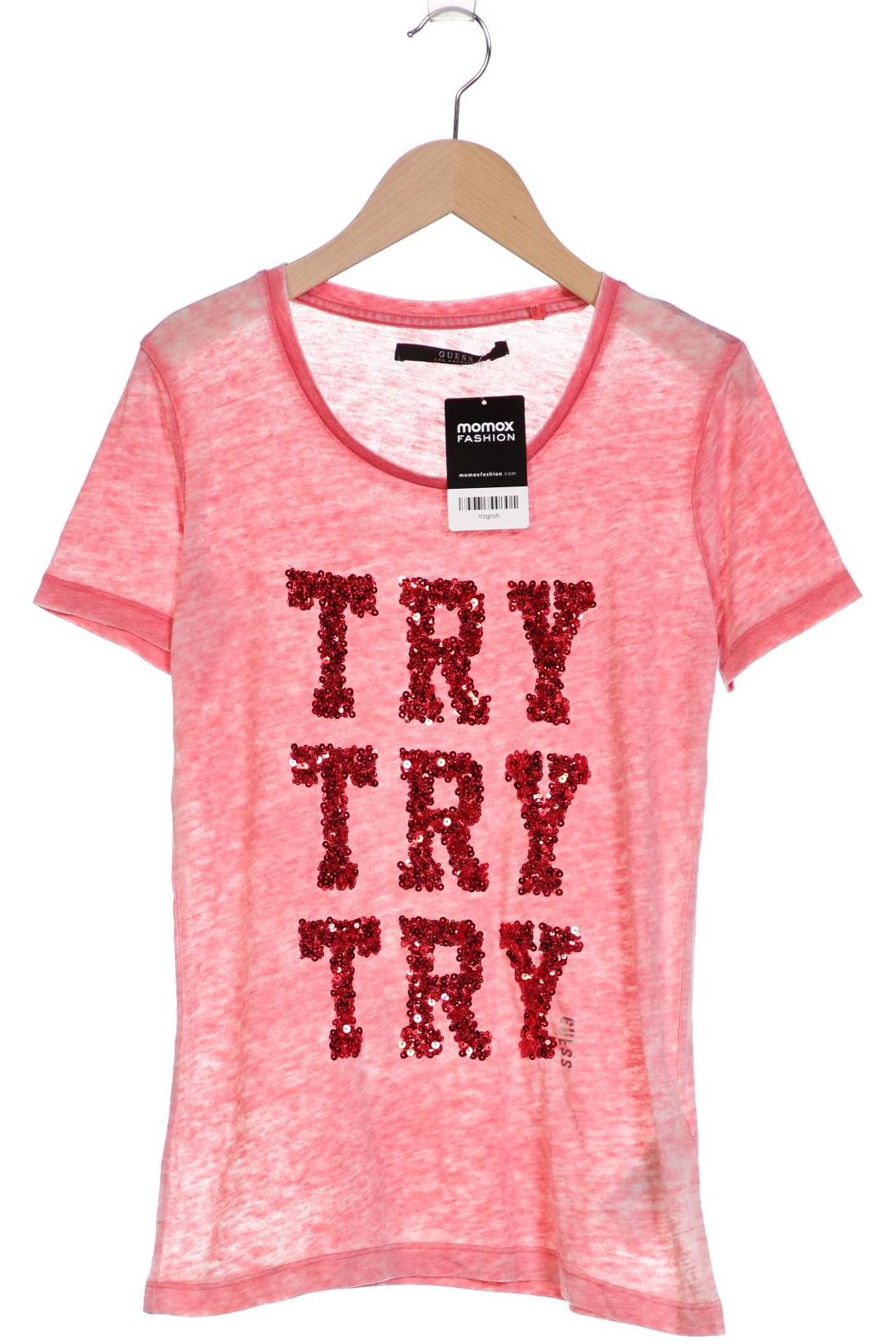 

Guess Damen T-Shirt, pink, Gr. 36