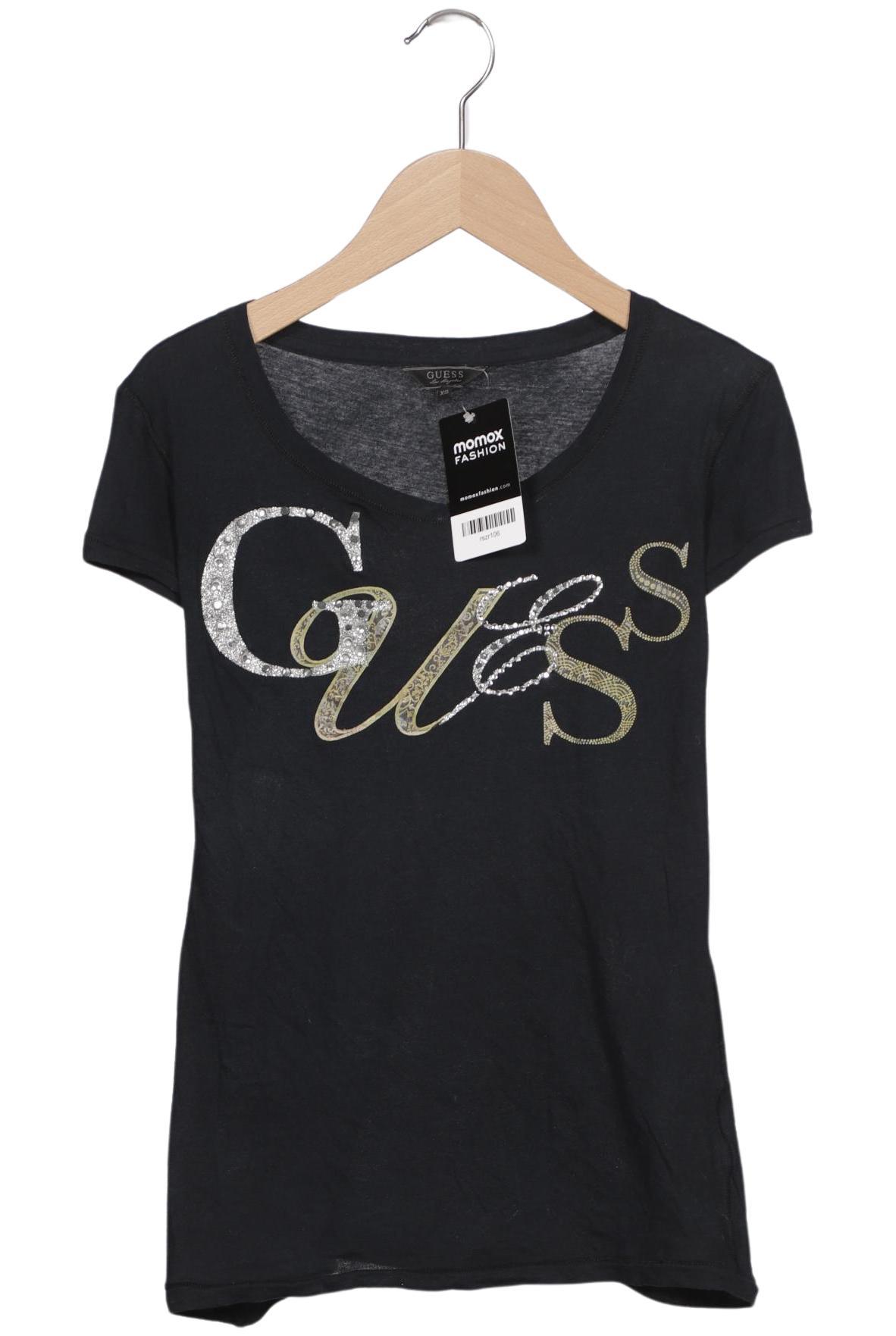 

Guess Damen T-Shirt, schwarz, Gr. 34