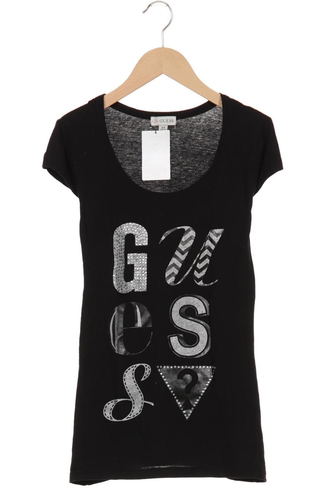 

Guess Damen T-Shirt, schwarz, Gr. 38