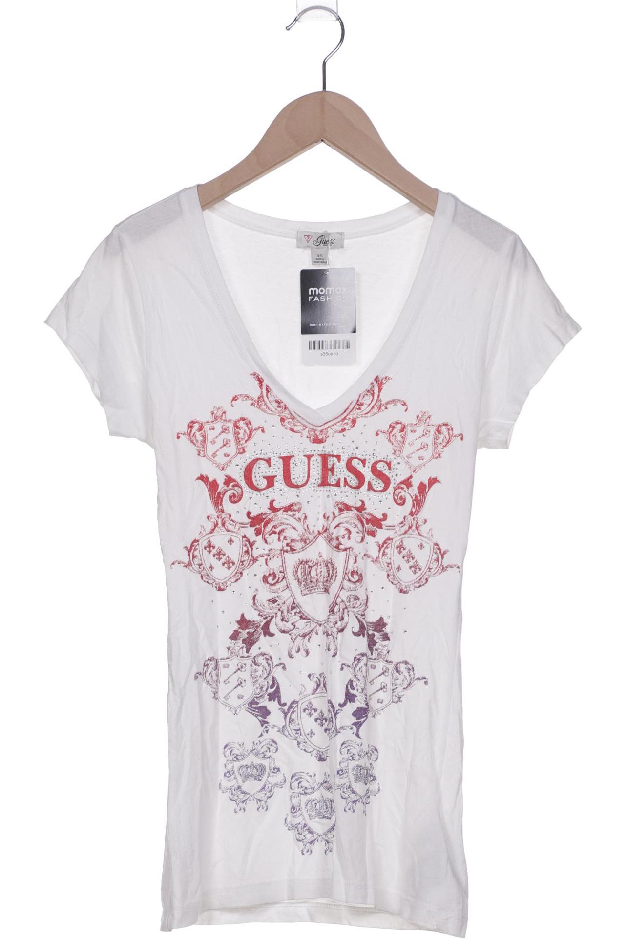 

Guess Damen T-Shirt, weiß, Gr. 32