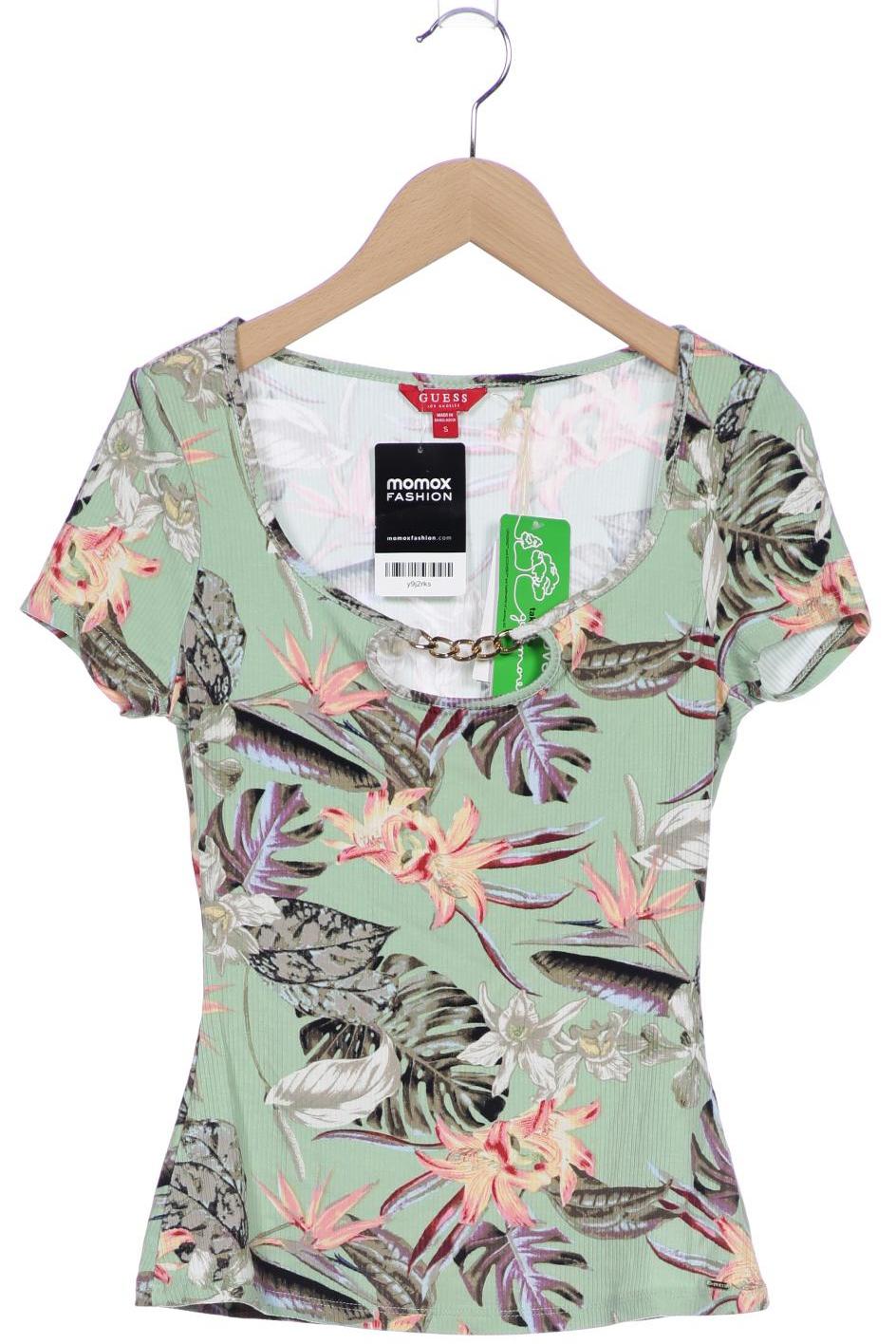 

Guess Damen T-Shirt, hellgrün, Gr. 40