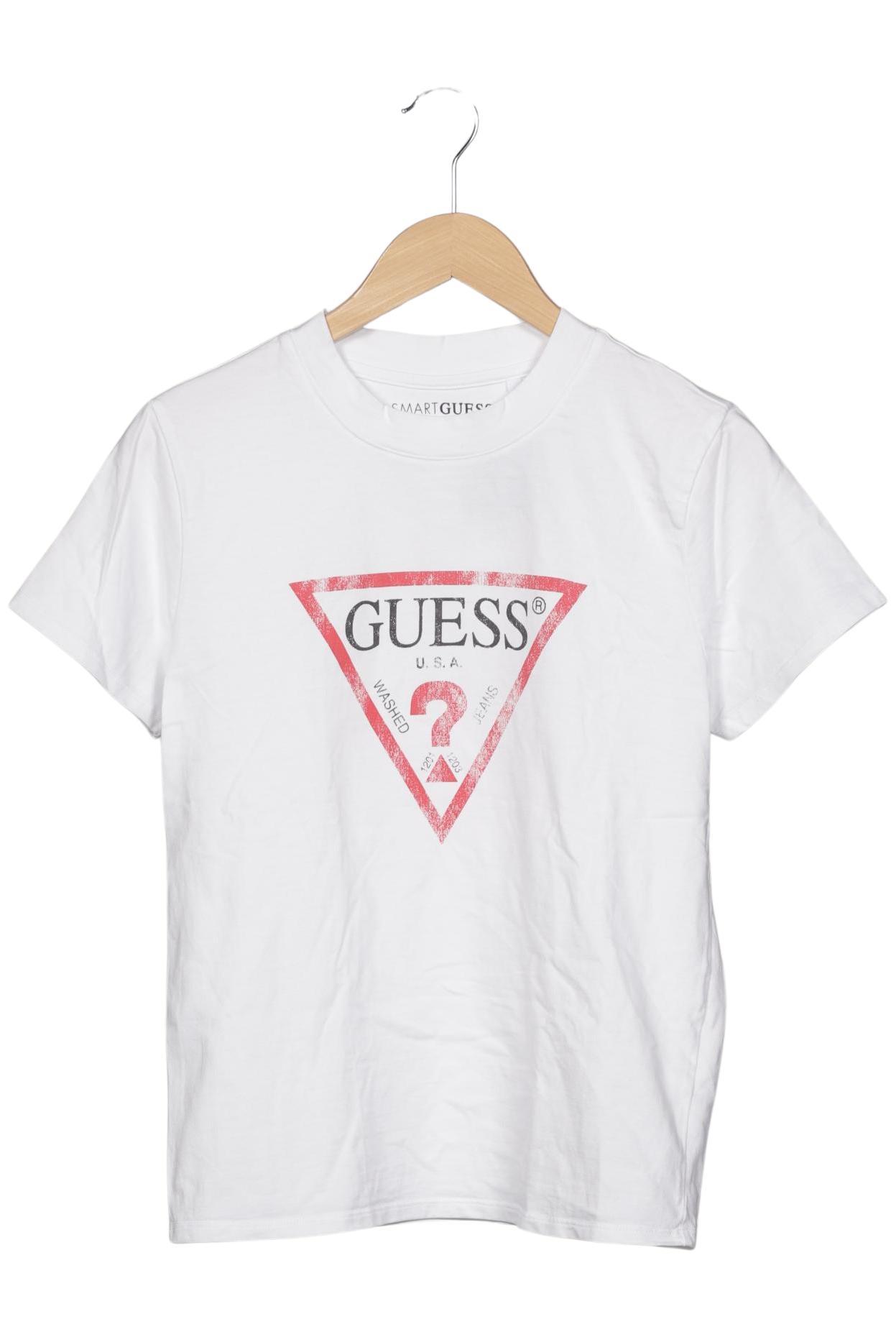 

Guess Damen T-Shirt, weiß, Gr. 40