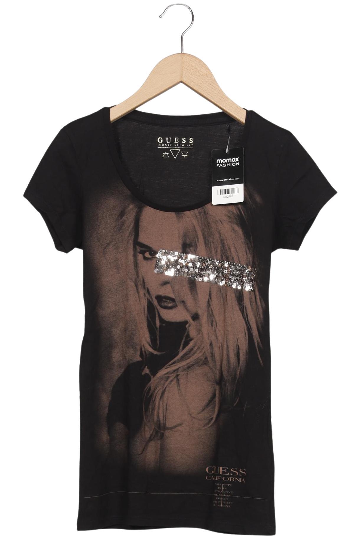 

Guess Damen T-Shirt, schwarz, Gr. 32