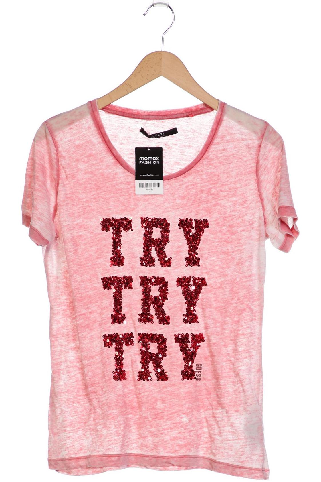 

Guess Damen T-Shirt, pink, Gr. 42