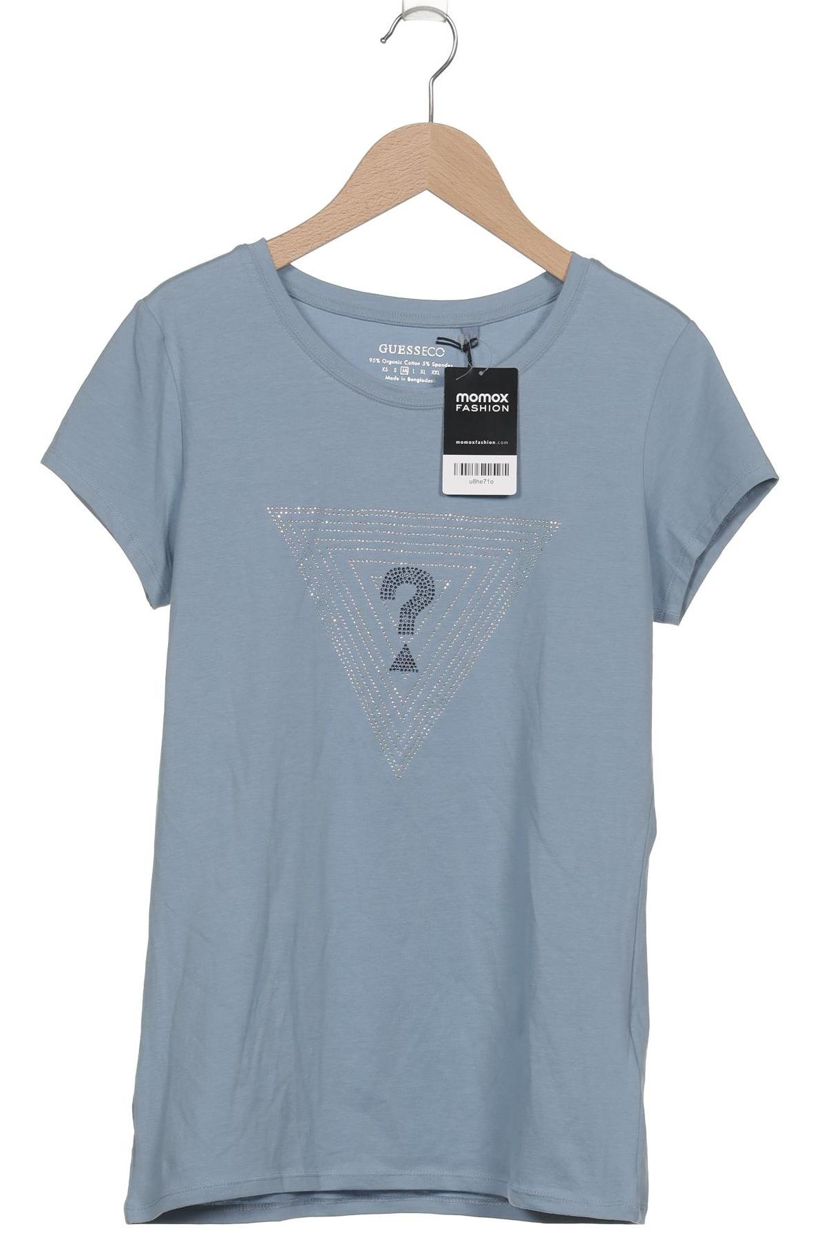 

Guess Damen T-Shirt, hellblau, Gr. 38