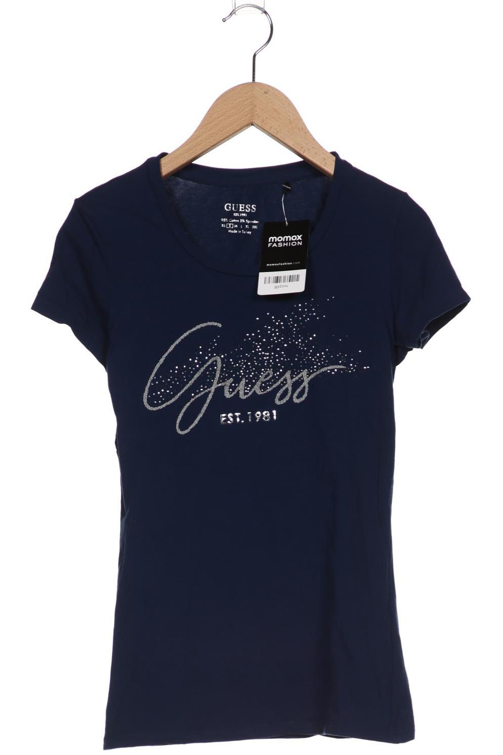 

GUESS Damen T-Shirt, marineblau
