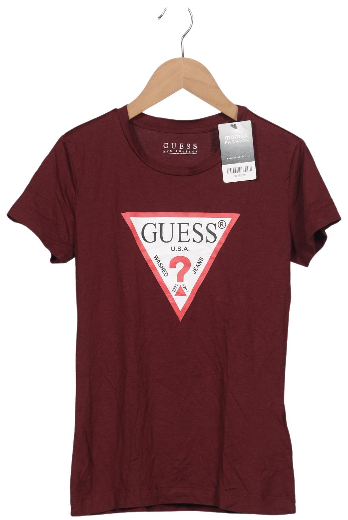 

Guess Damen T-Shirt, bordeaux, Gr. 36