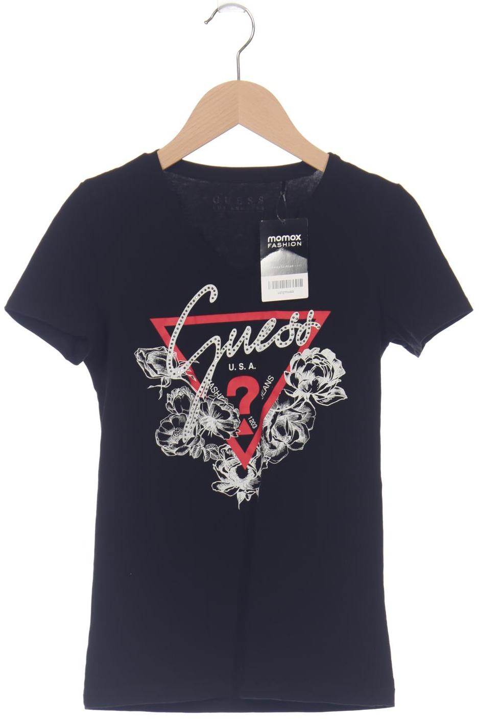 

Guess Damen T-Shirt, schwarz, Gr. 34