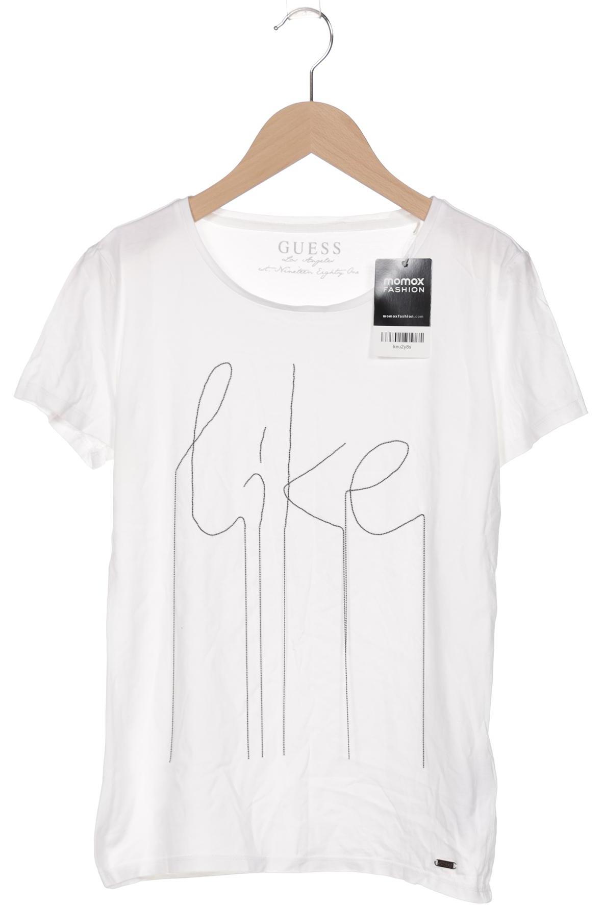 

Guess Damen T-Shirt, weiß, Gr. 40