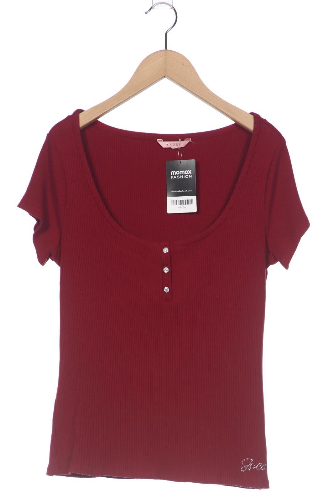 

Guess Damen T-Shirt, bordeaux, Gr. 34