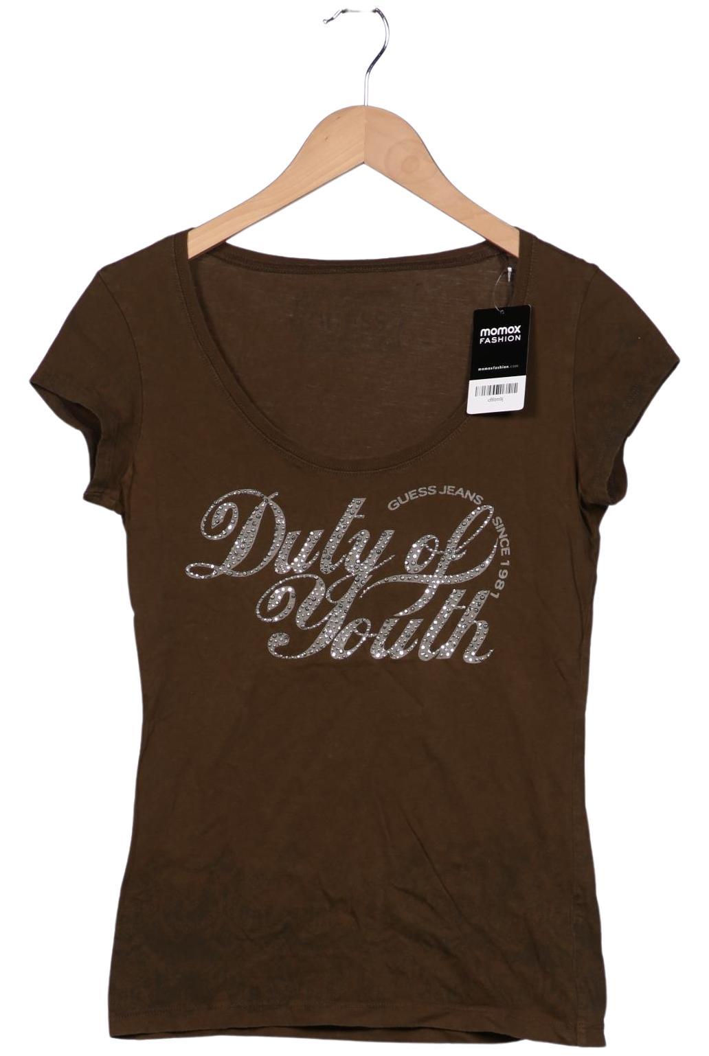 

Guess Damen T-Shirt, braun, Gr. 36