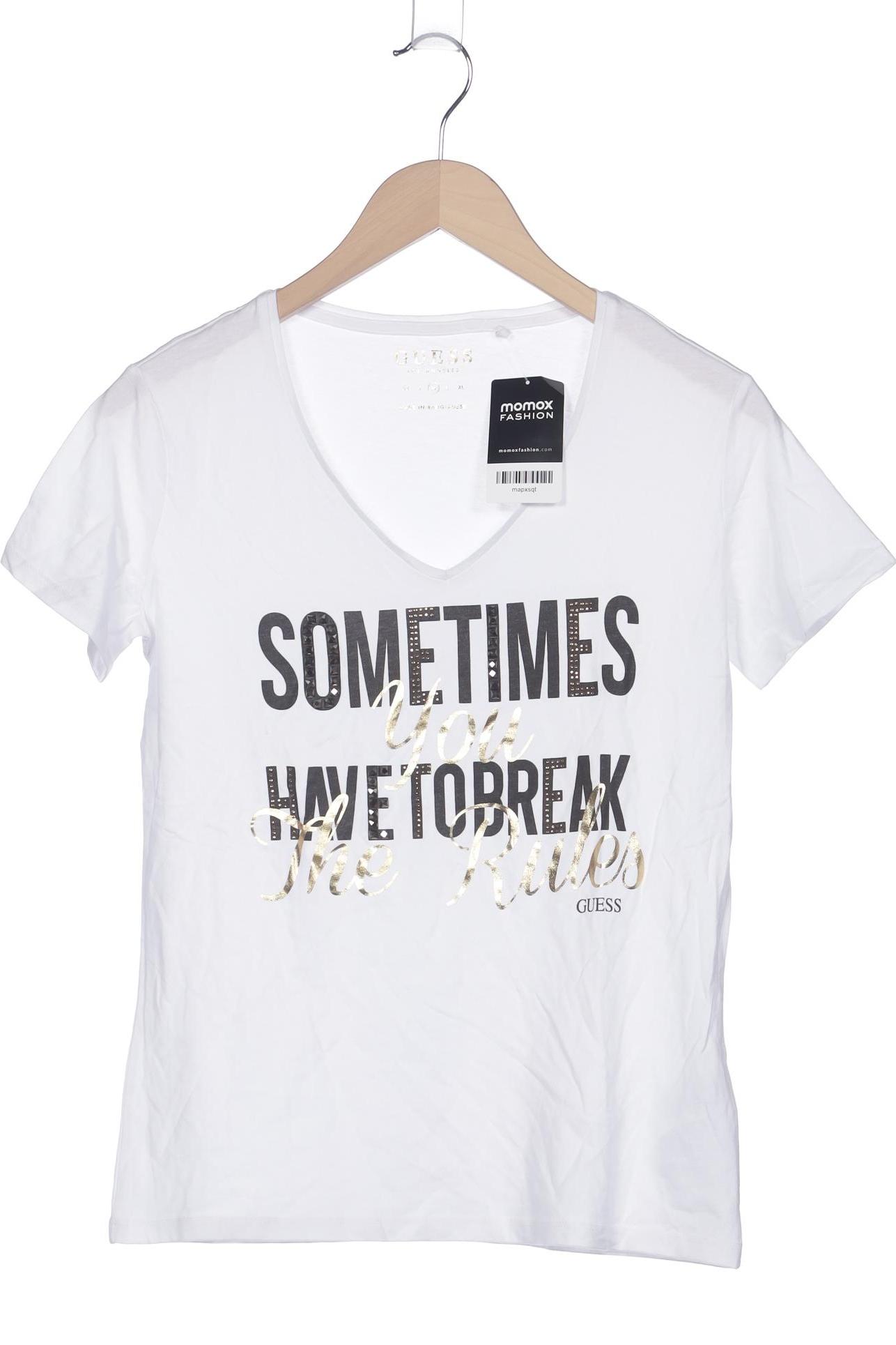 

Guess Damen T-Shirt, weiß, Gr. 38