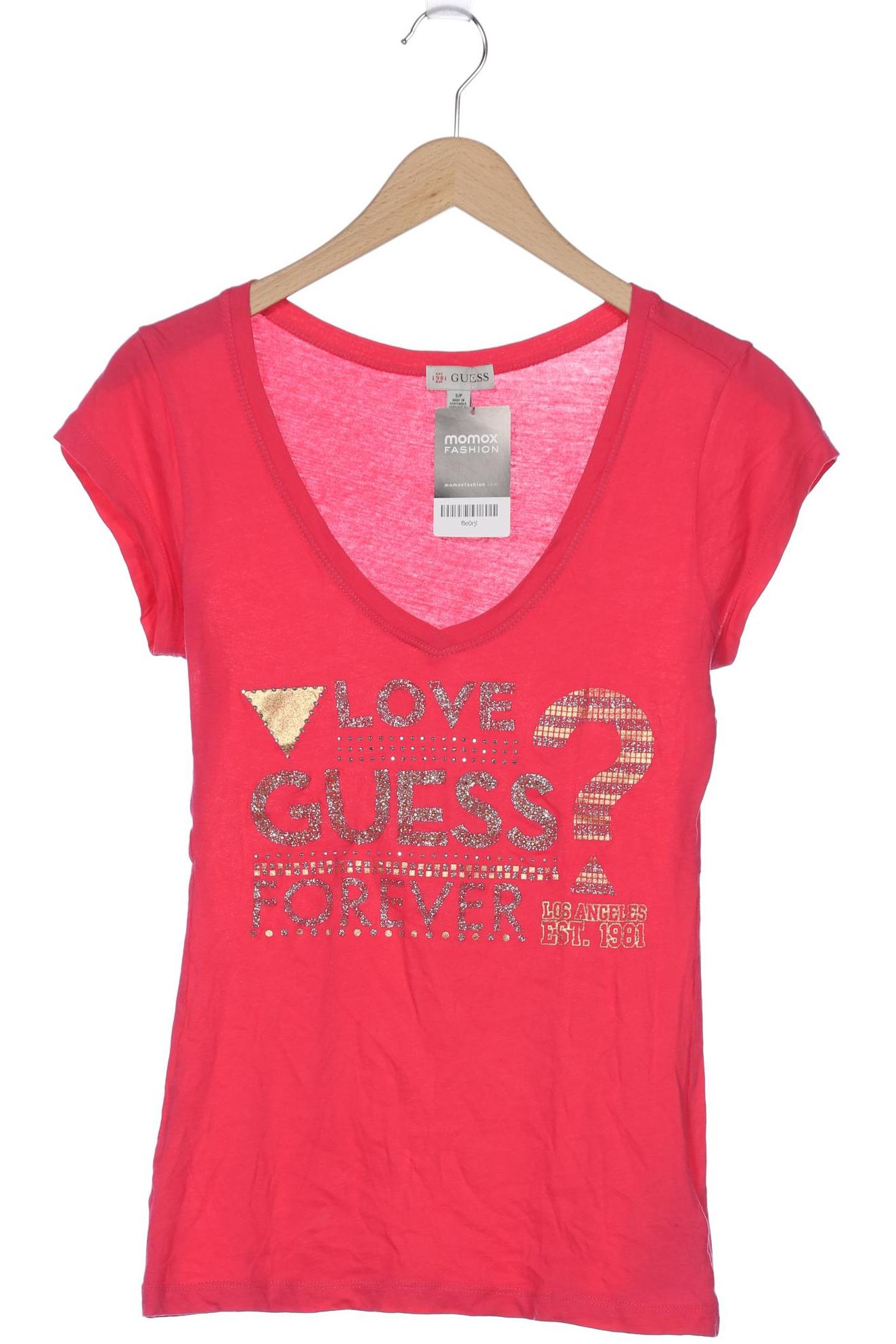 

Guess Damen T-Shirt, pink, Gr. 36