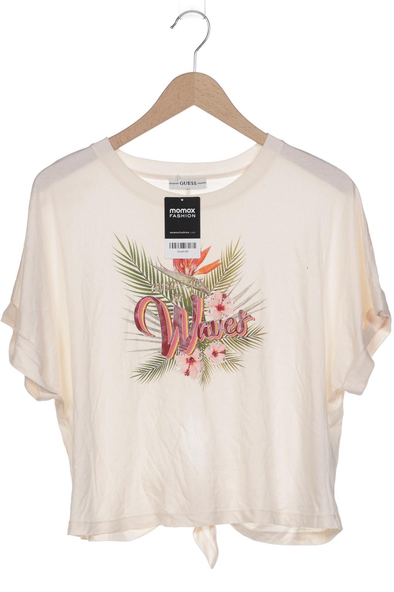 

Guess Damen T-Shirt, cremeweiß, Gr. 42