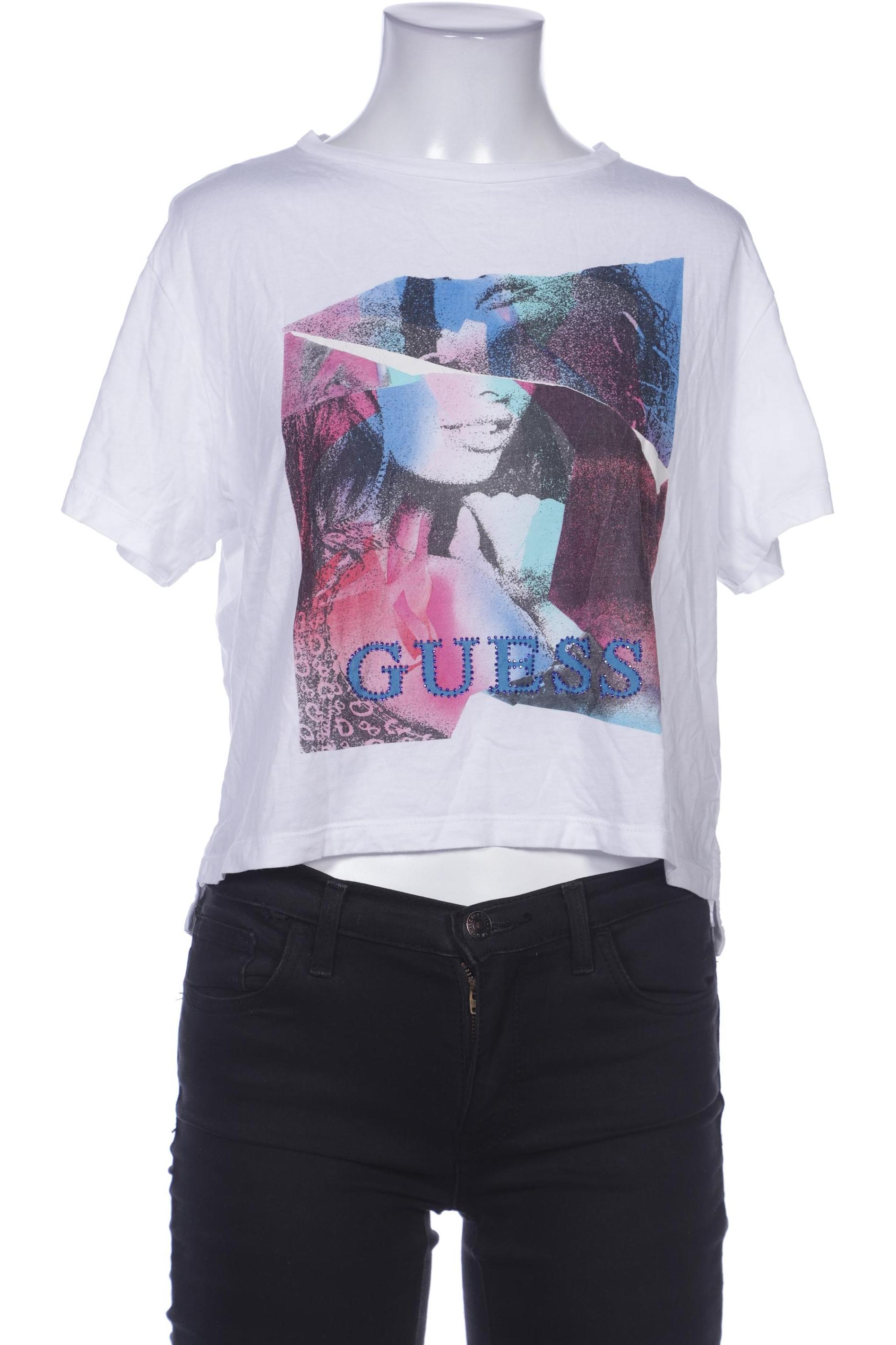 

Guess Damen T-Shirt, weiß, Gr. 34