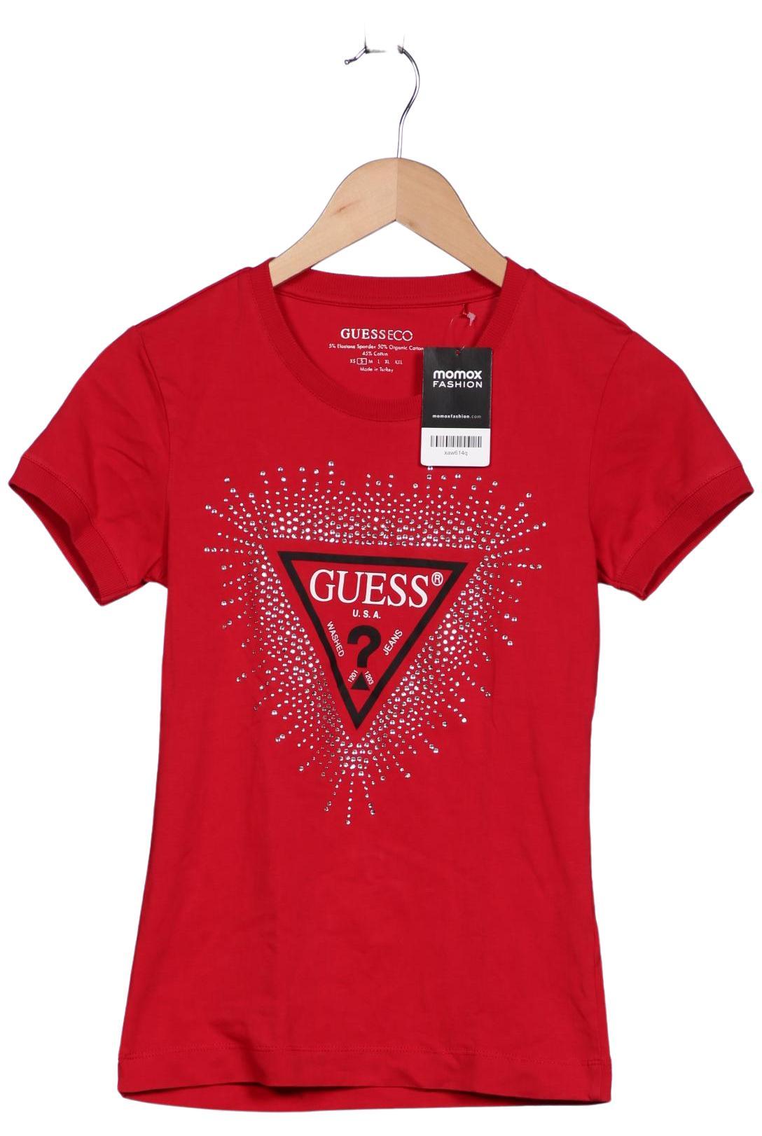 

Guess Damen T-Shirt, rot, Gr. 36