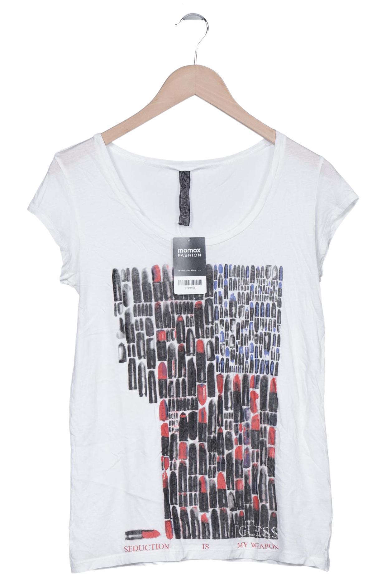

Guess Damen T-Shirt, weiß, Gr. 36