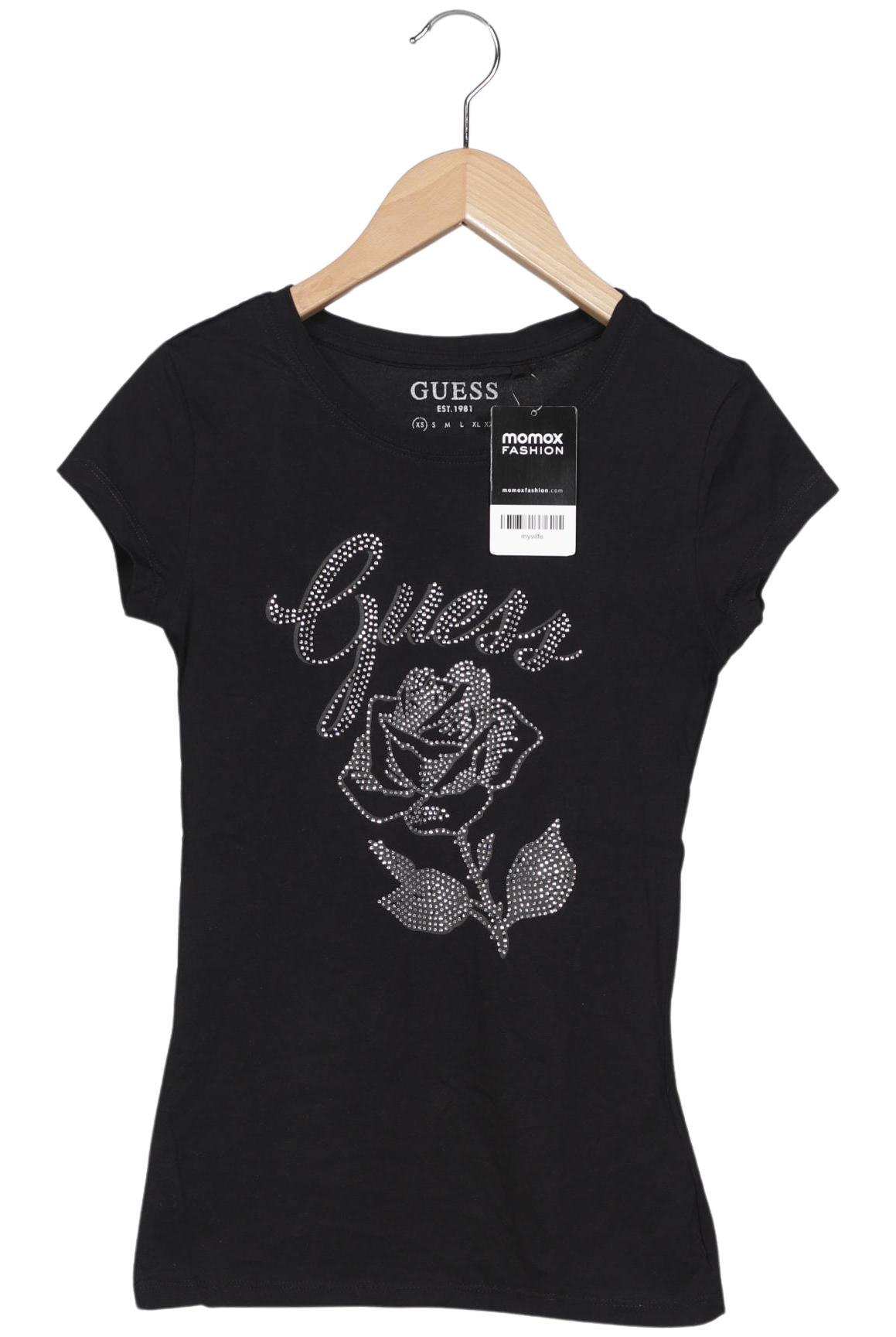 

Guess Damen T-Shirt, schwarz, Gr. 34