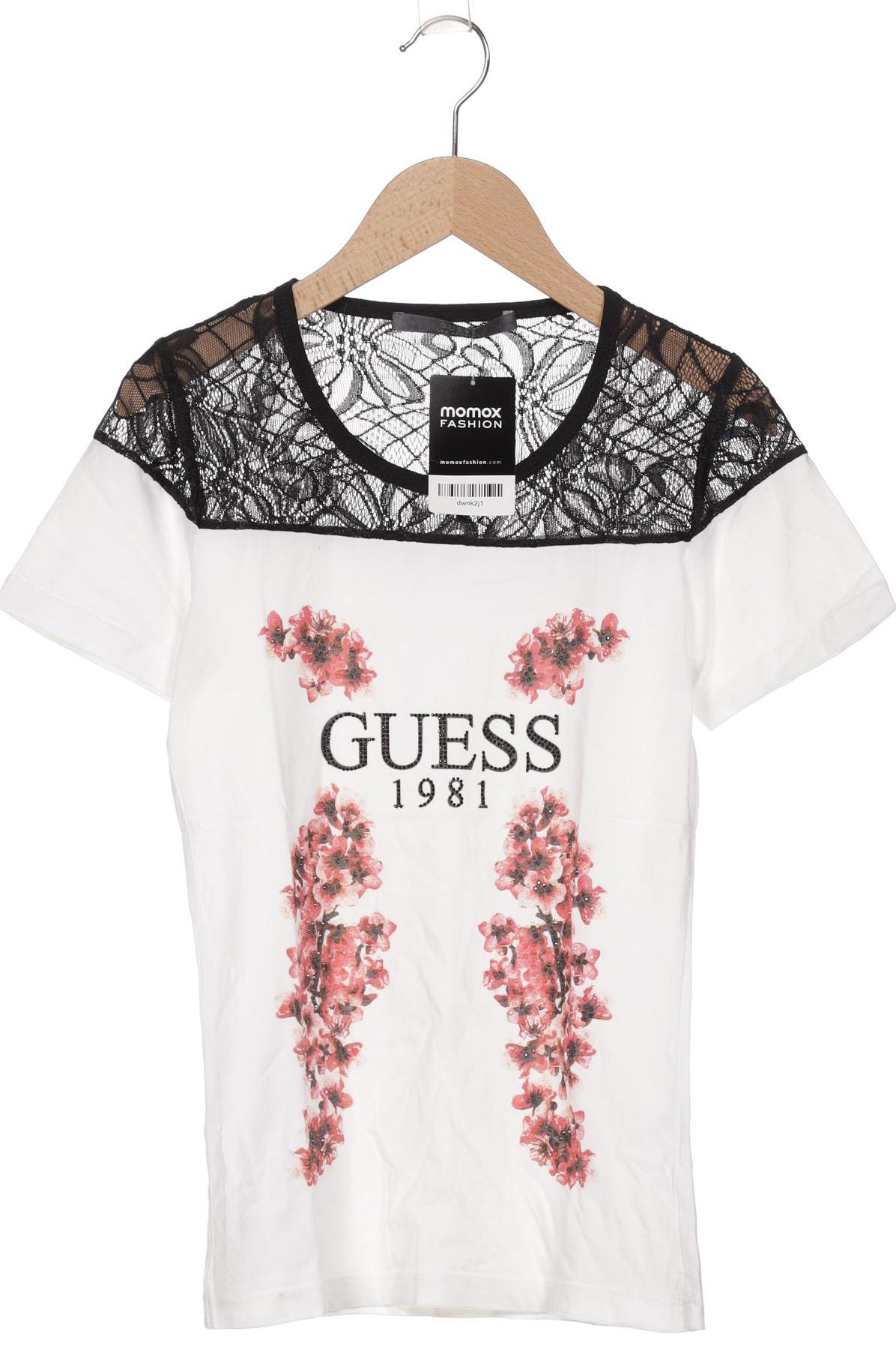 

Guess Damen T-Shirt, weiß, Gr. 34