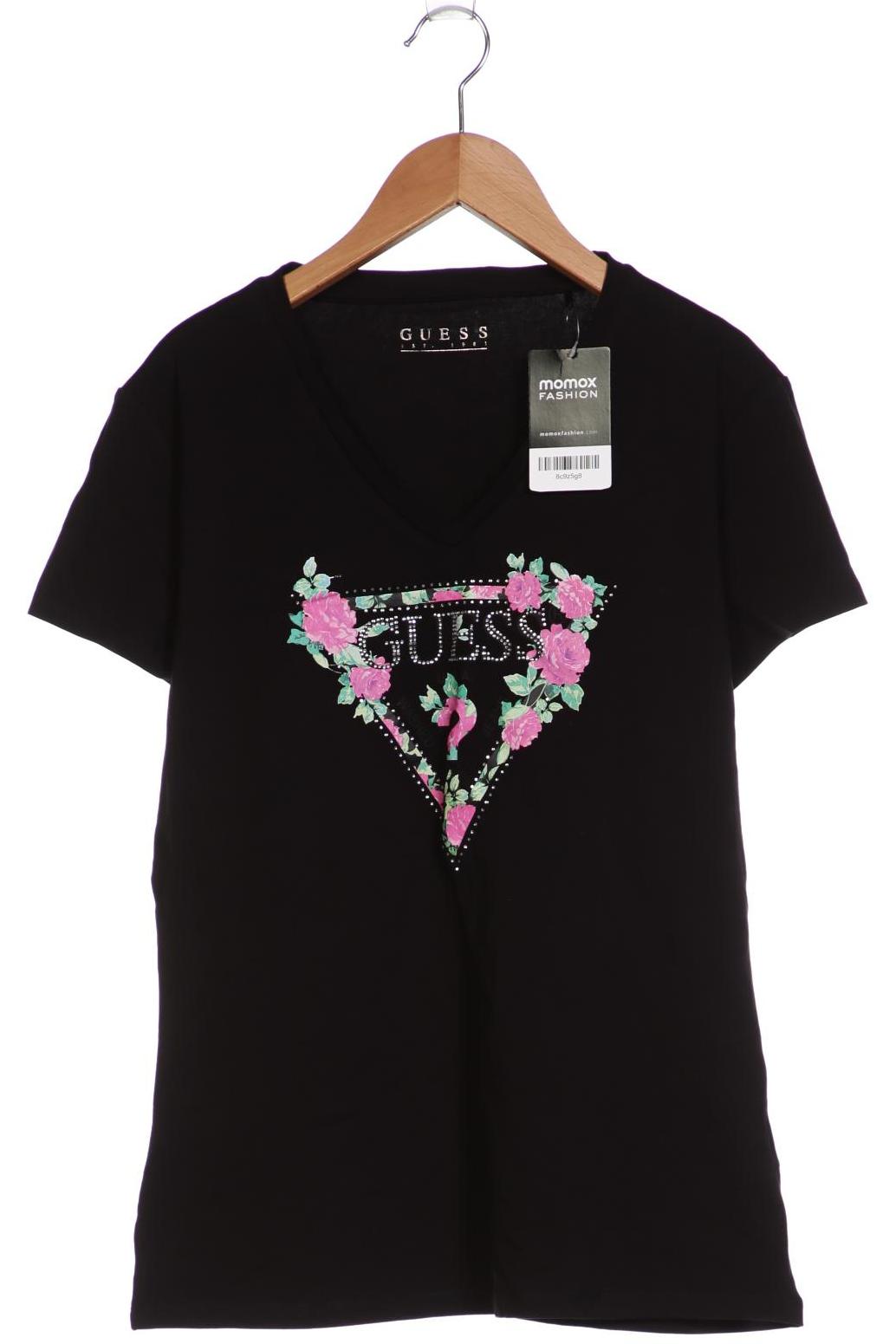 

Guess Damen T-Shirt, schwarz, Gr. 44