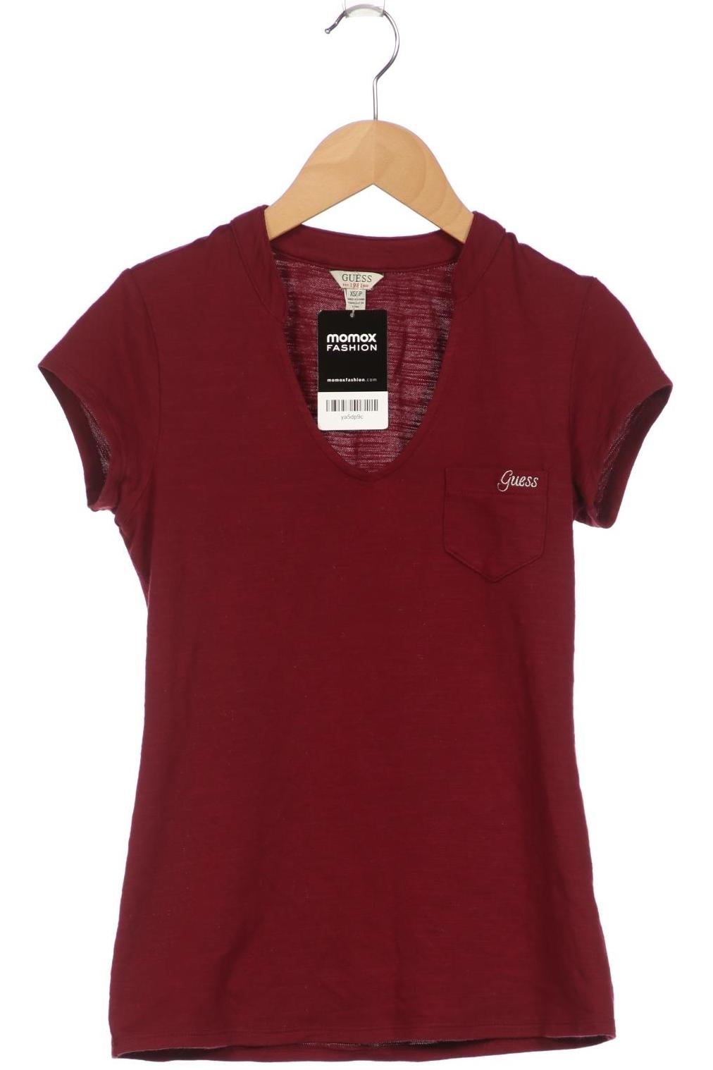 

Guess Damen T-Shirt, bordeaux, Gr. 32