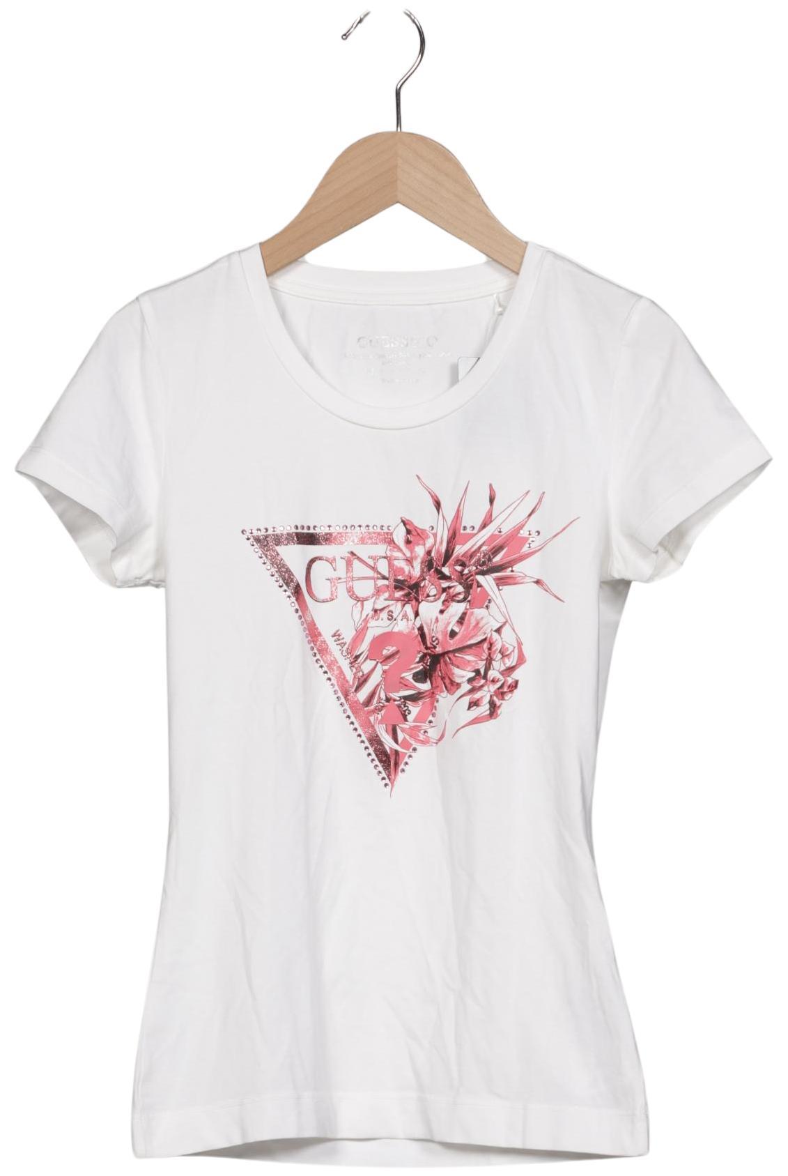 

Guess Damen T-Shirt, weiß, Gr. 34