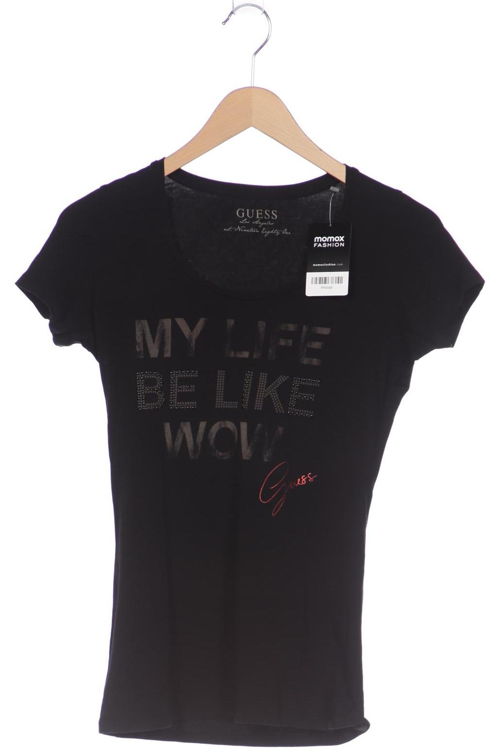 

Guess Damen T-Shirt, schwarz, Gr. 38