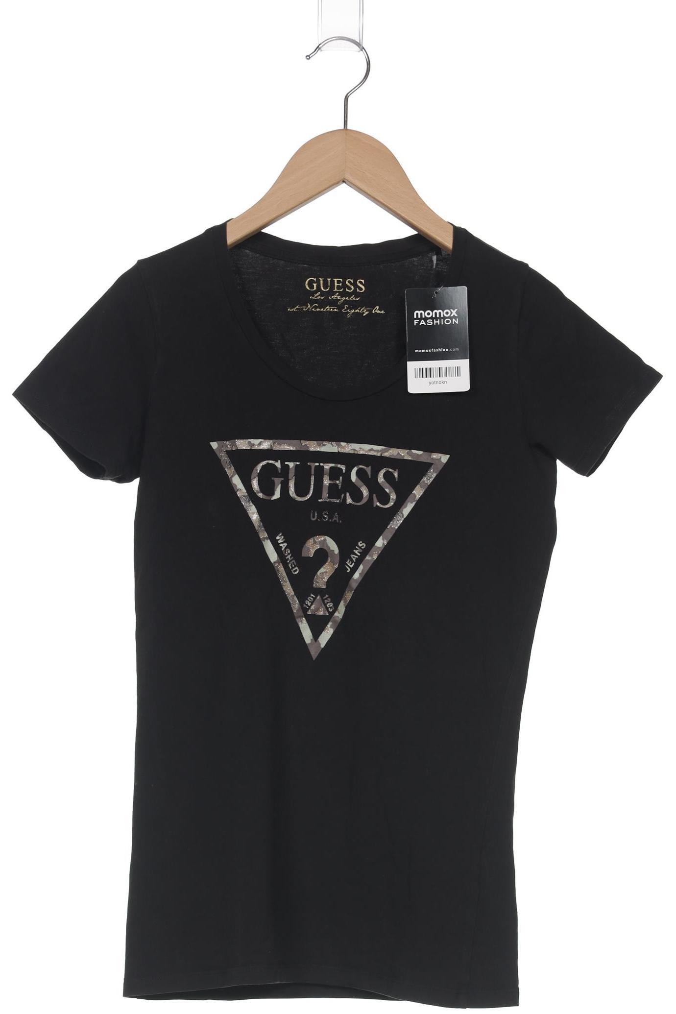 

Guess Damen T-Shirt, schwarz, Gr. 36