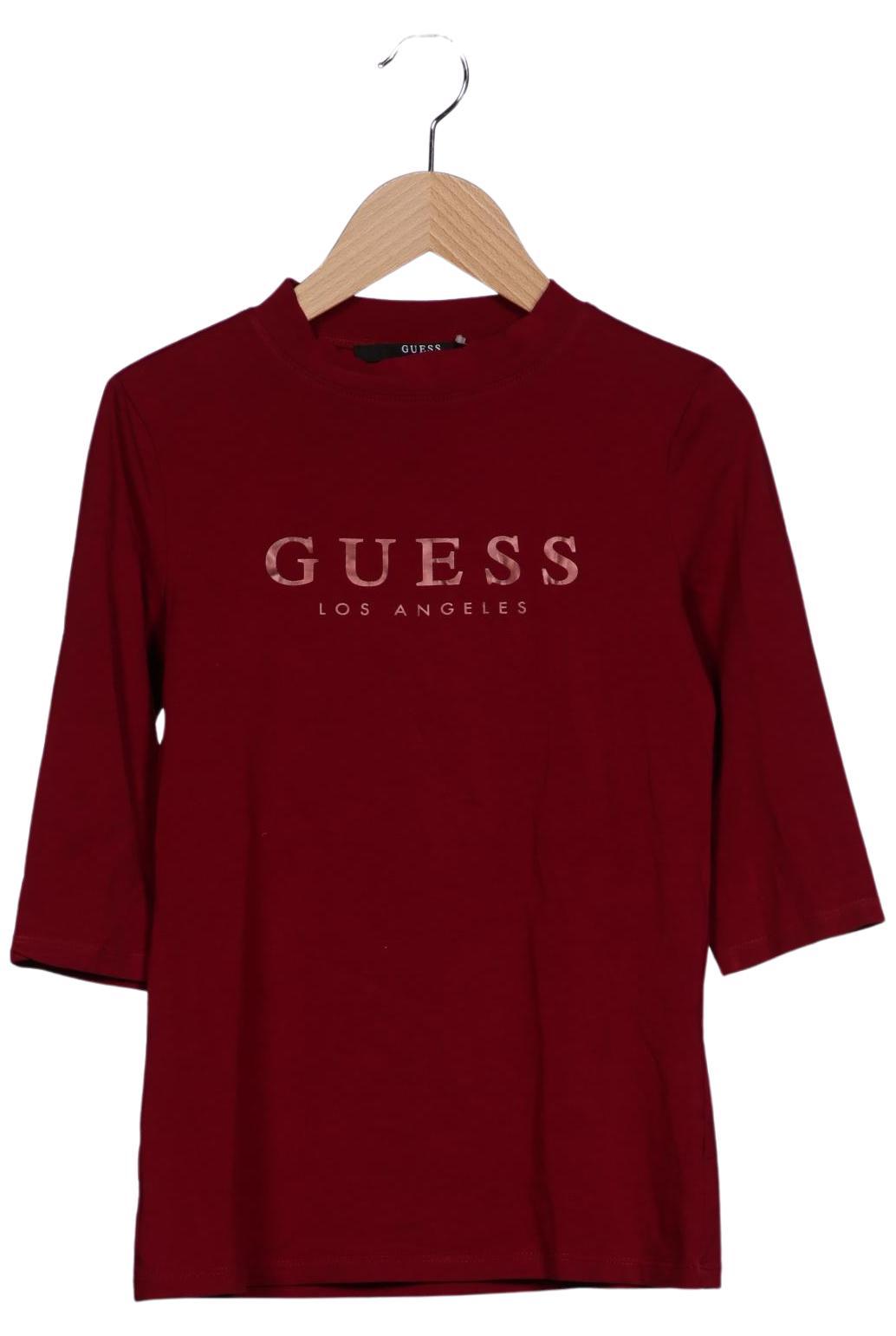 

Guess Damen T-Shirt, bordeaux, Gr. 36