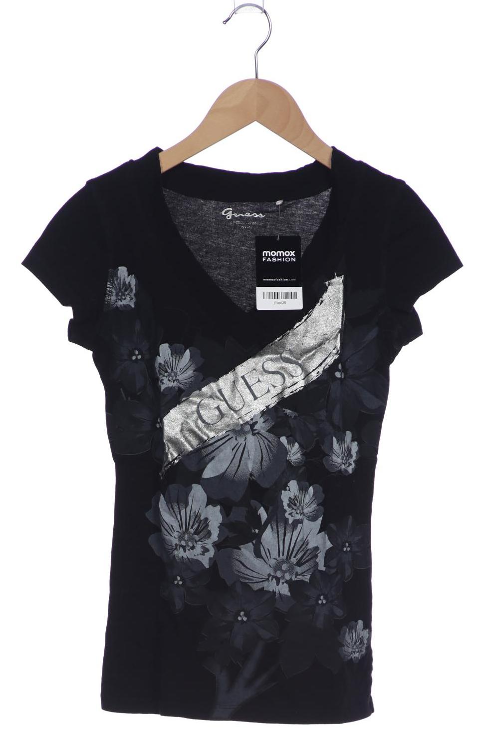 

Guess Damen T-Shirt, schwarz, Gr. 36