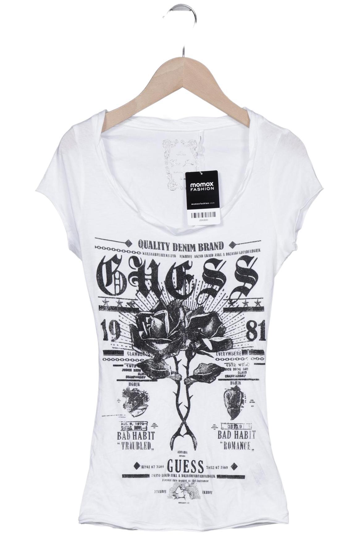 

Guess Damen T-Shirt, weiß, Gr. 34