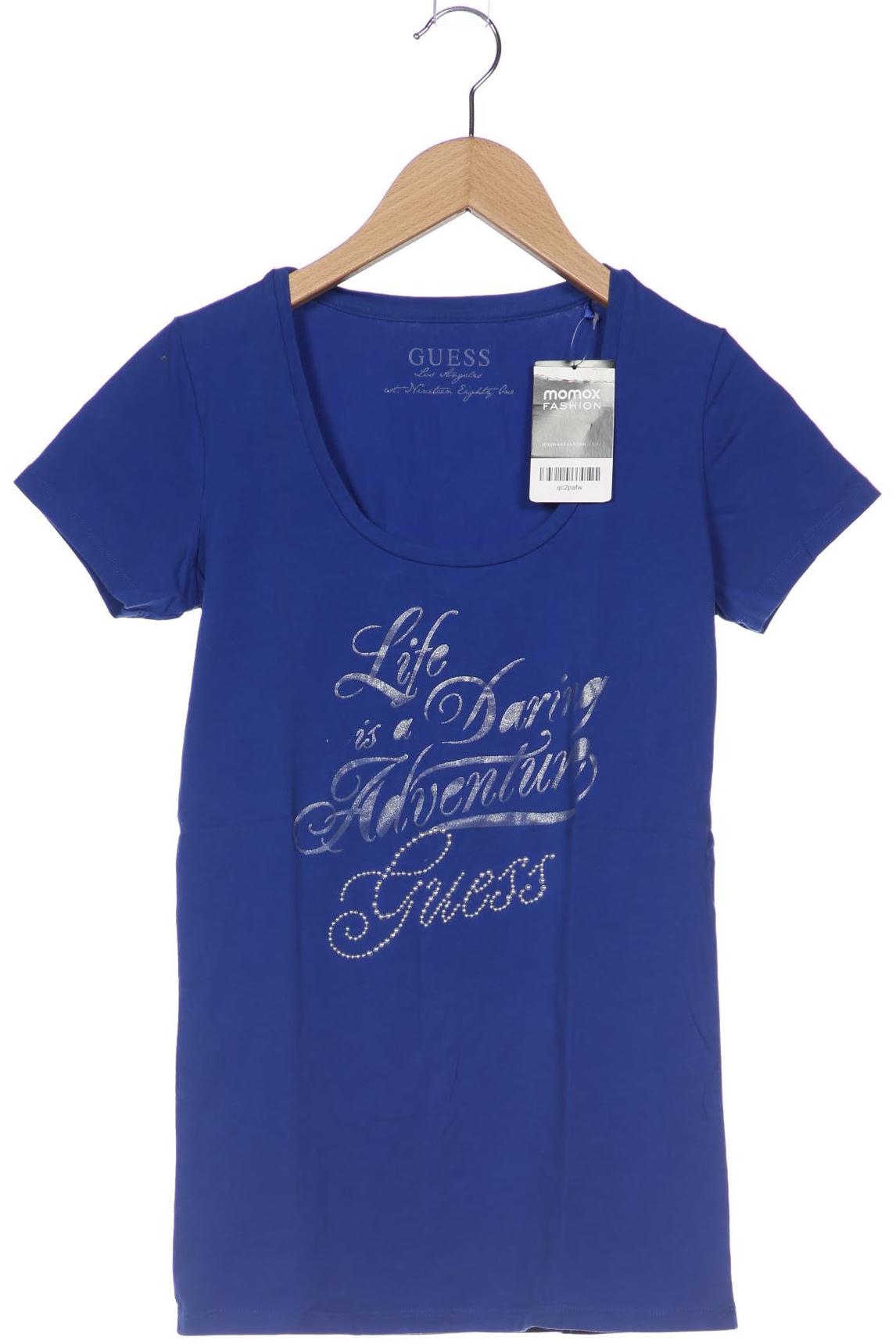 

Guess Damen T-Shirt, blau, Gr. 34