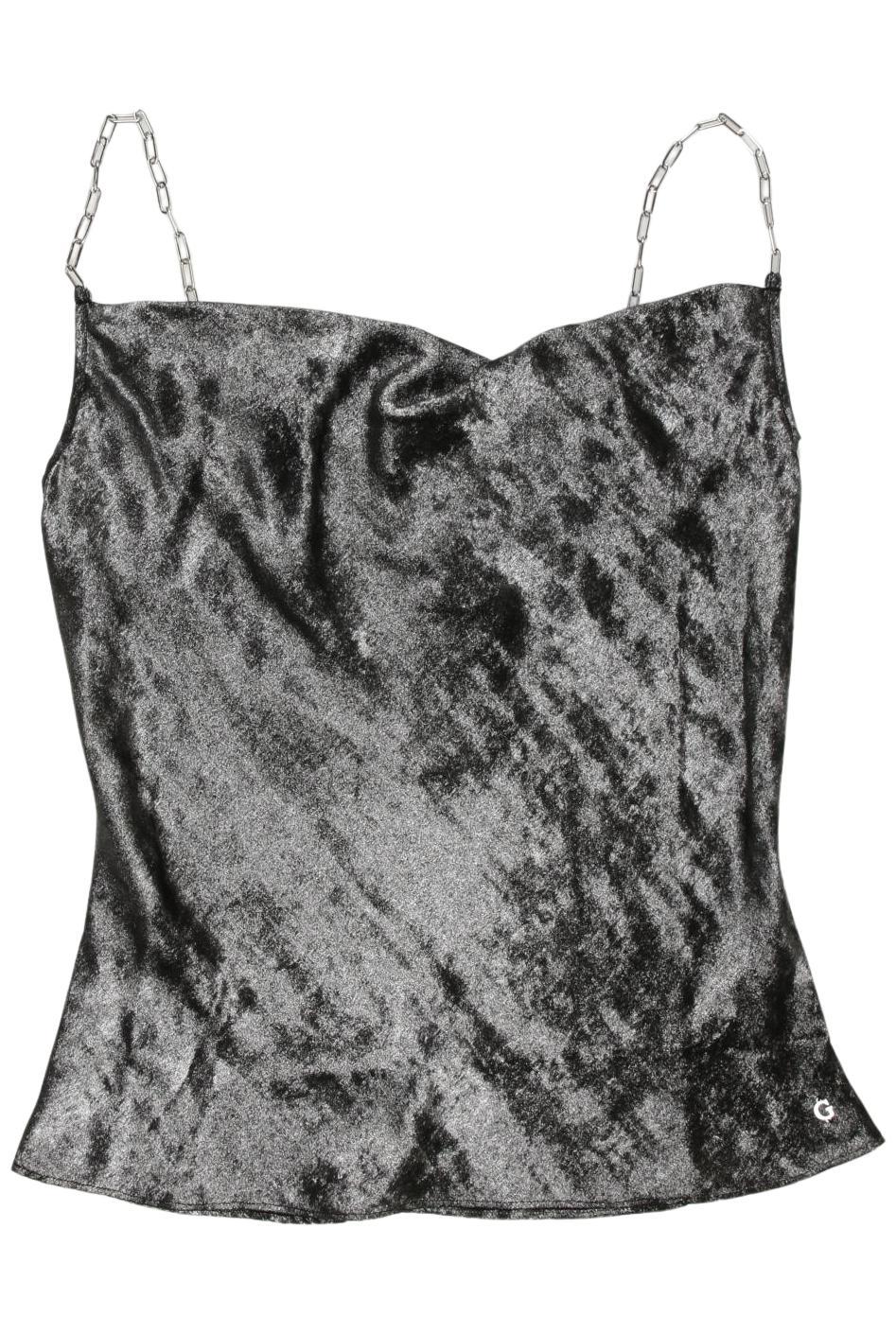 

Guess Damen Top, silber, Gr. 40