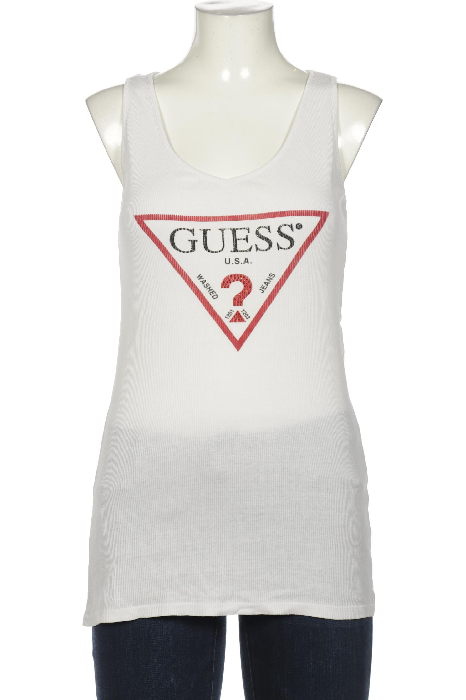 

GUESS Damen Top, weiß