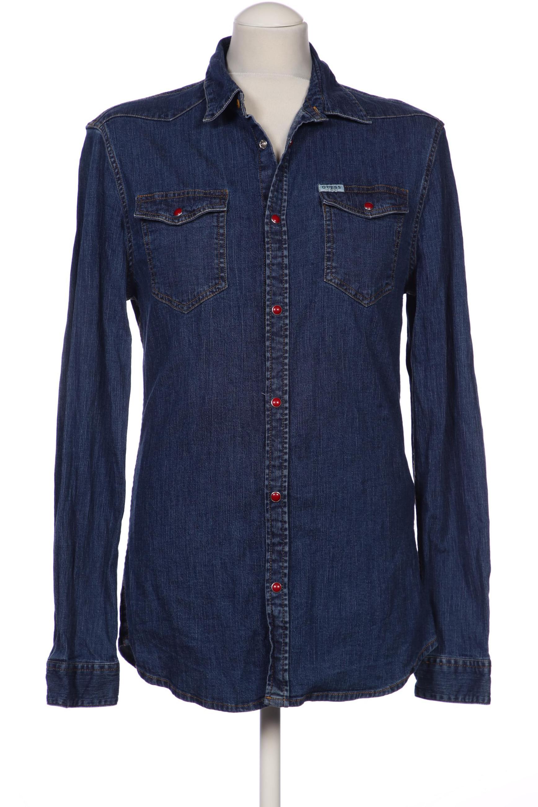 

GUESS Herren Hemd, marineblau