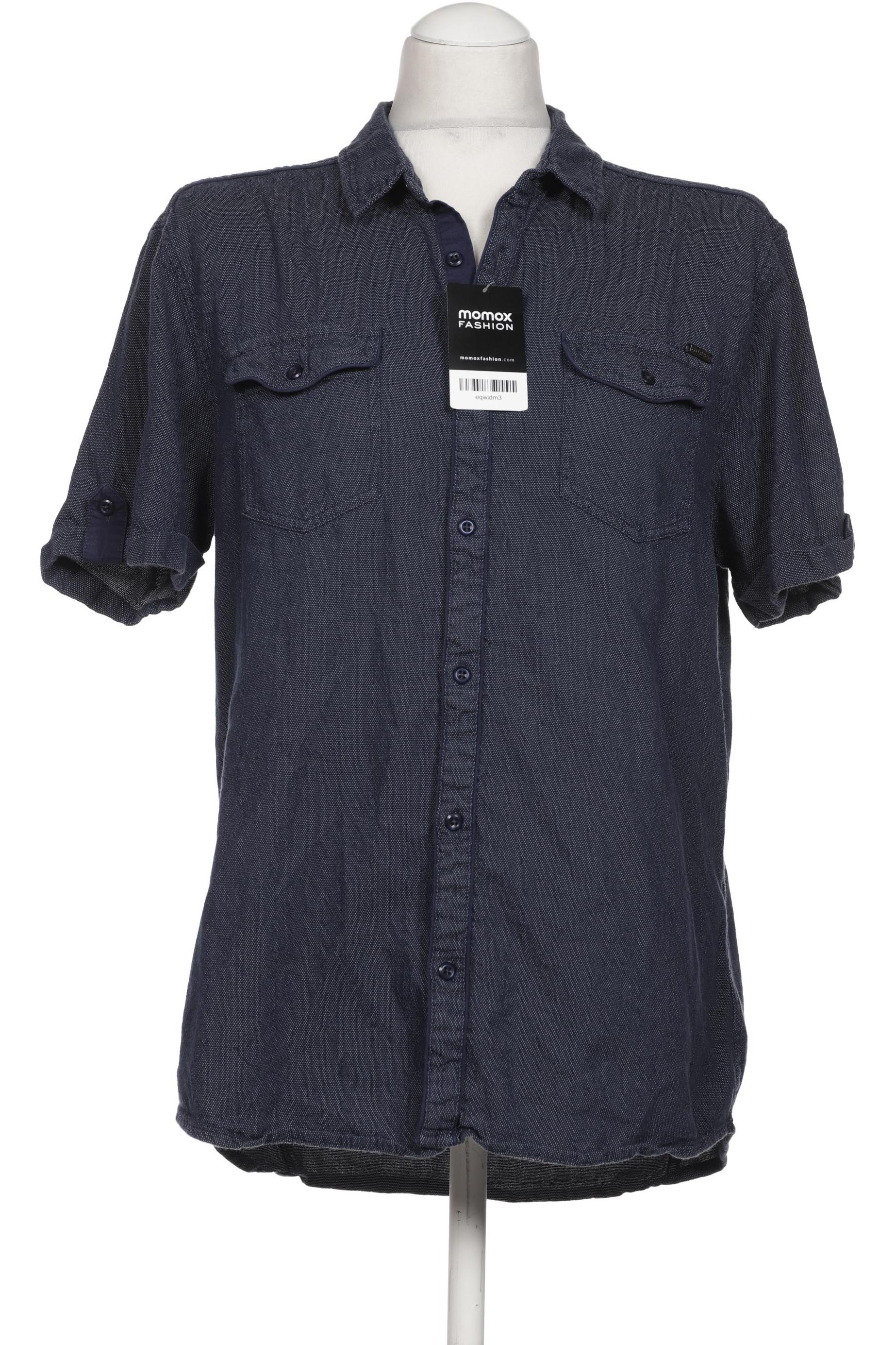 

GUESS Herren Hemd, marineblau