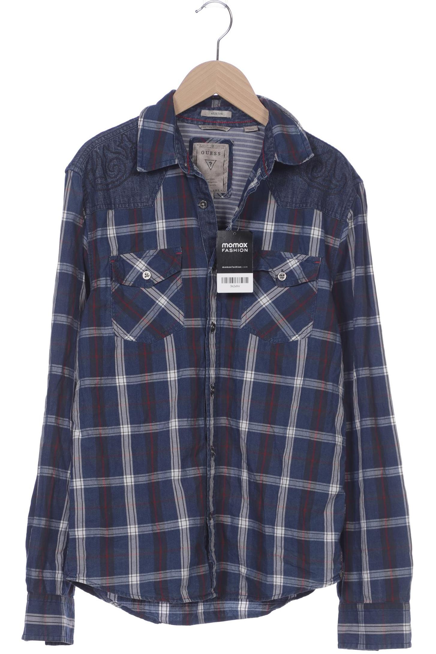 

Guess Herren Hemd, marineblau, Gr. 46