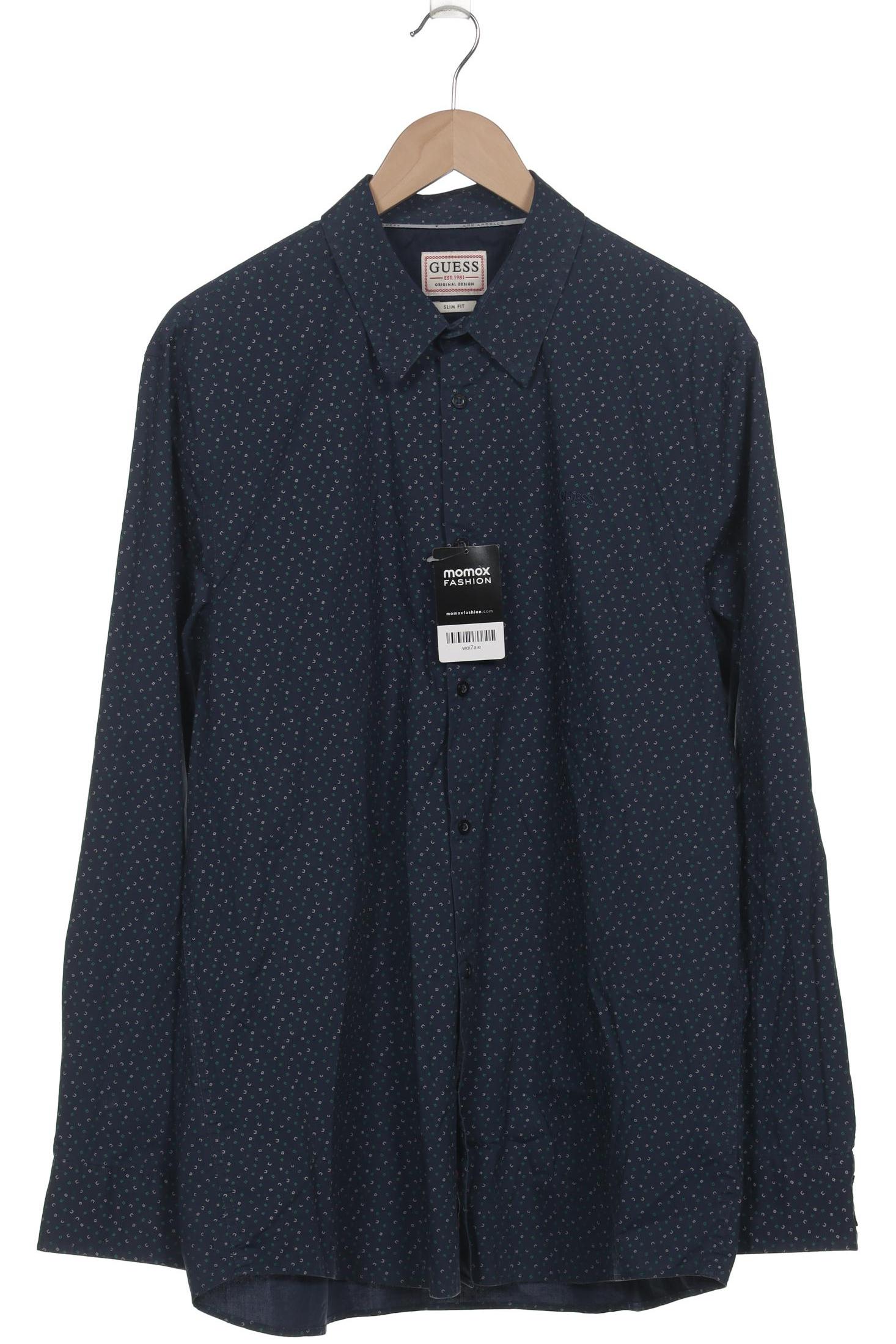 

Guess Herren Hemd, marineblau, Gr. 56
