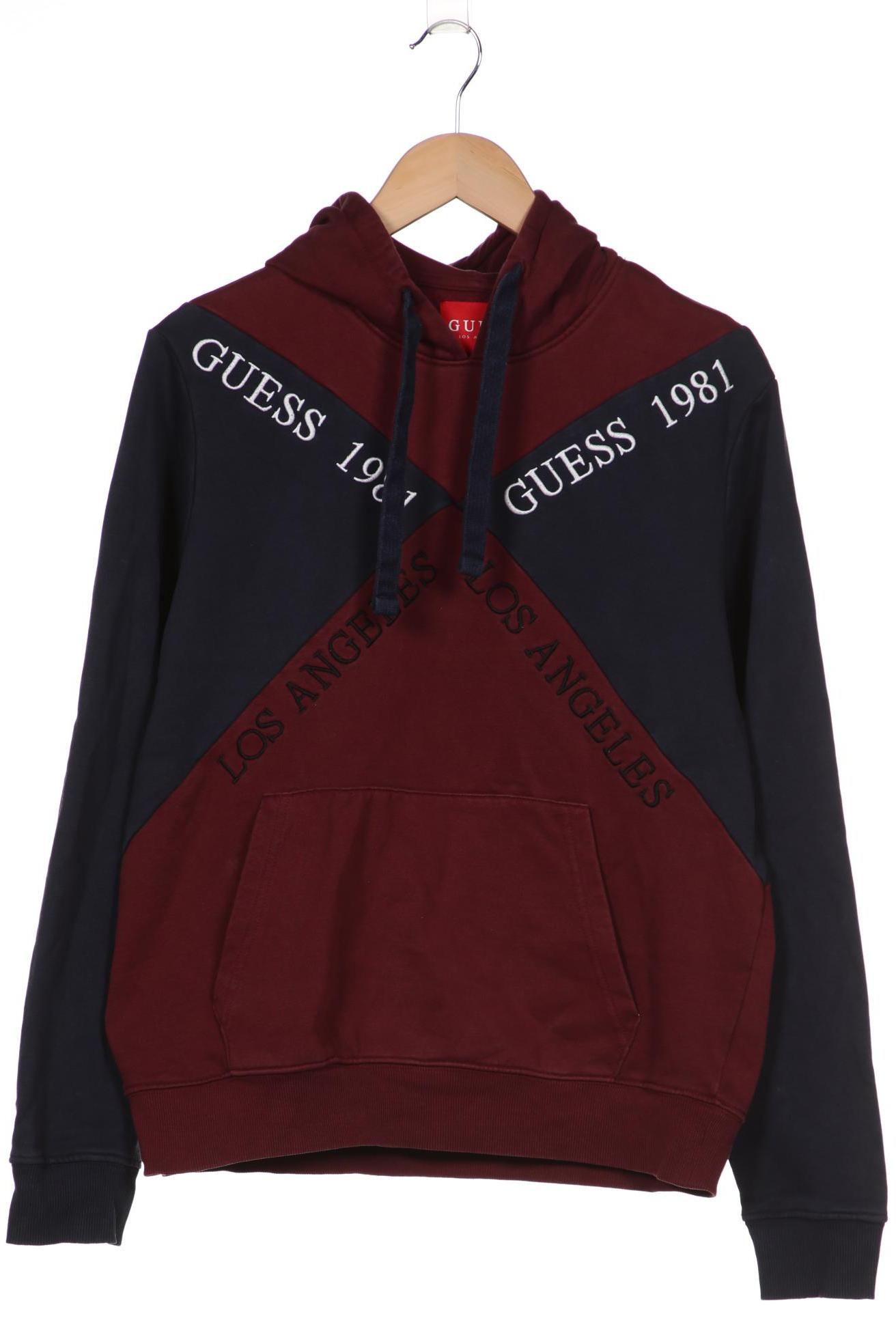 

Guess Herren Kapuzenpullover, bordeaux, Gr. 48
