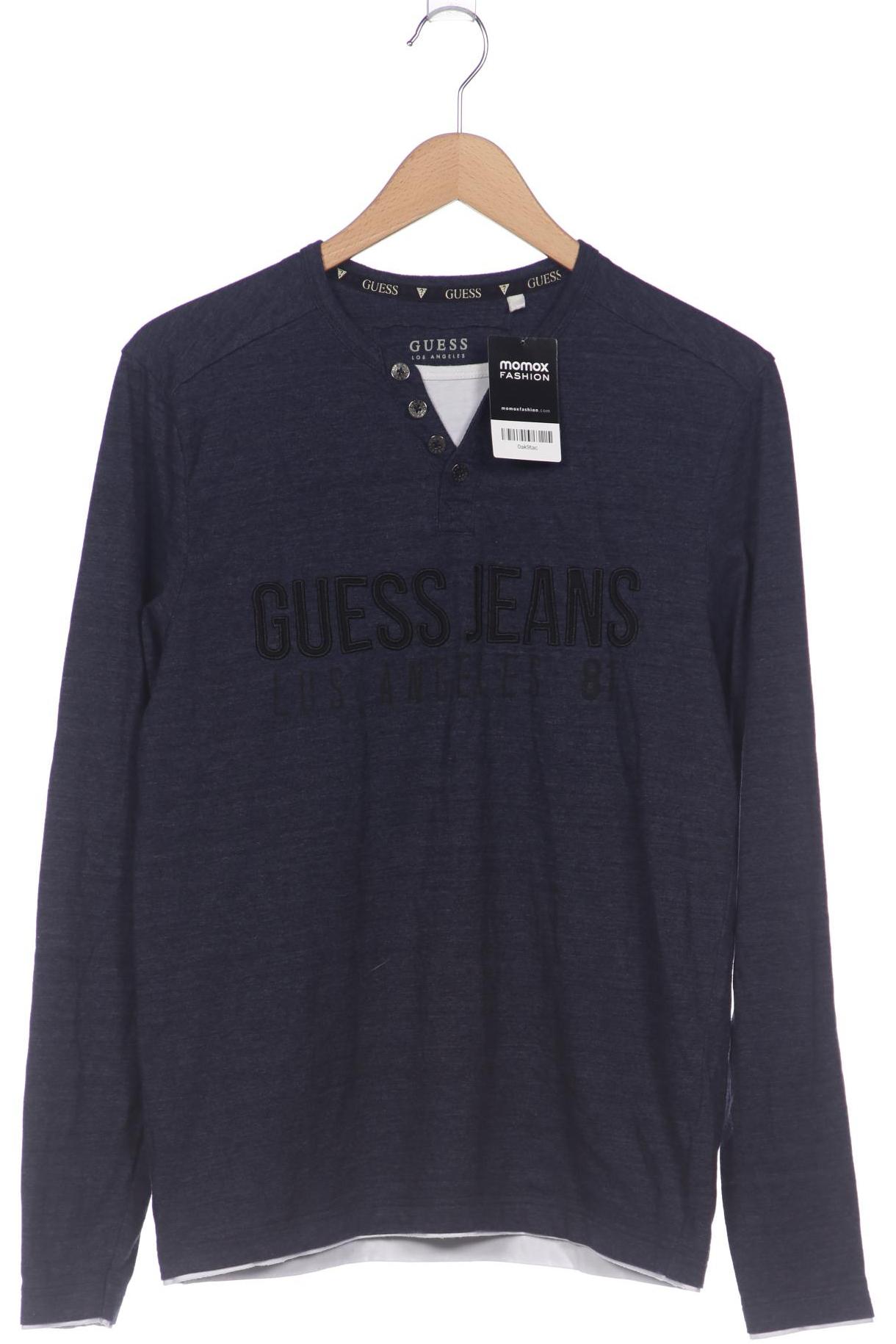 

Guess Herren Langarmshirt, marineblau, Gr. 48