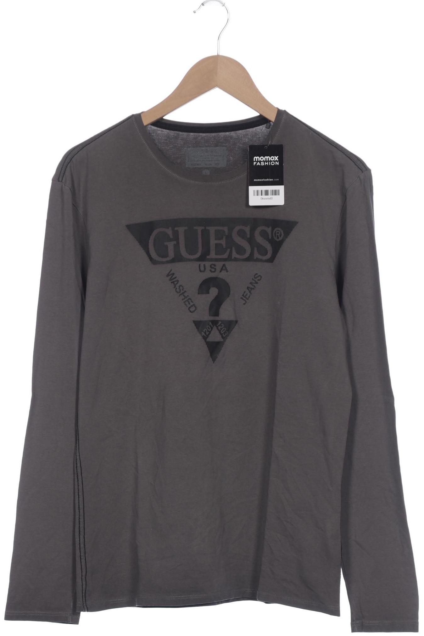 

Guess Herren Langarmshirt, grau, Gr. 52