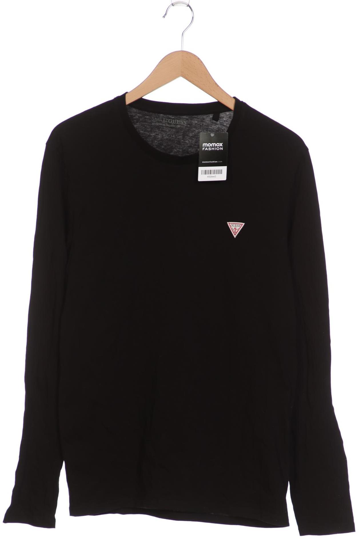

GUESS Herren Langarmshirt, schwarz