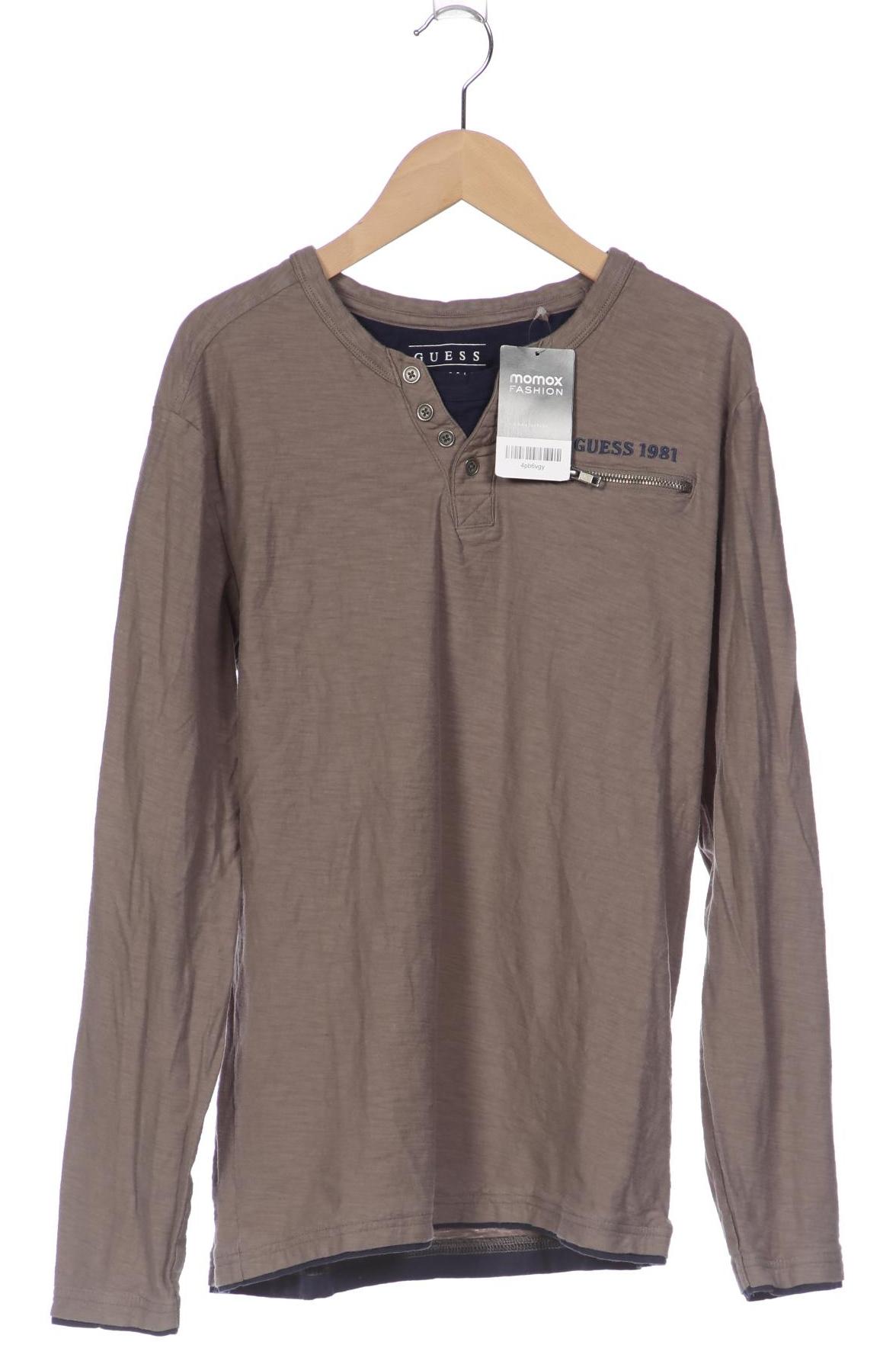 

Guess Herren Langarmshirt, grau, Gr. 46