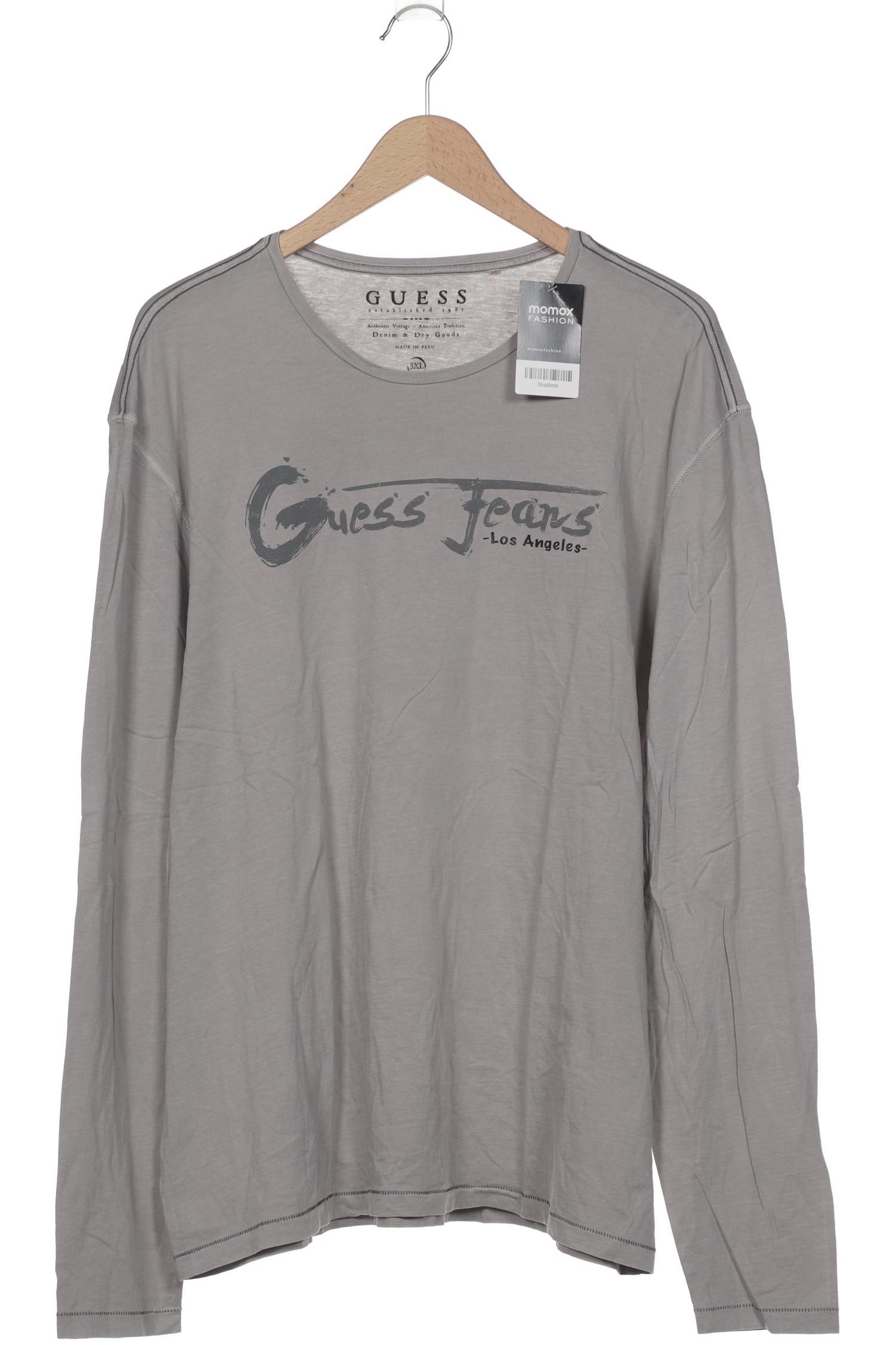 

Guess Herren Langarmshirt, grau, Gr. 58