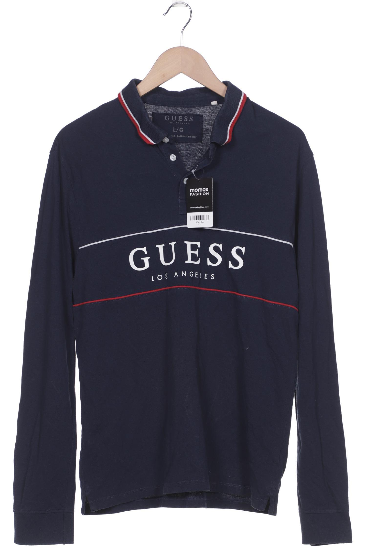 

GUESS Herren Langarmshirt, marineblau
