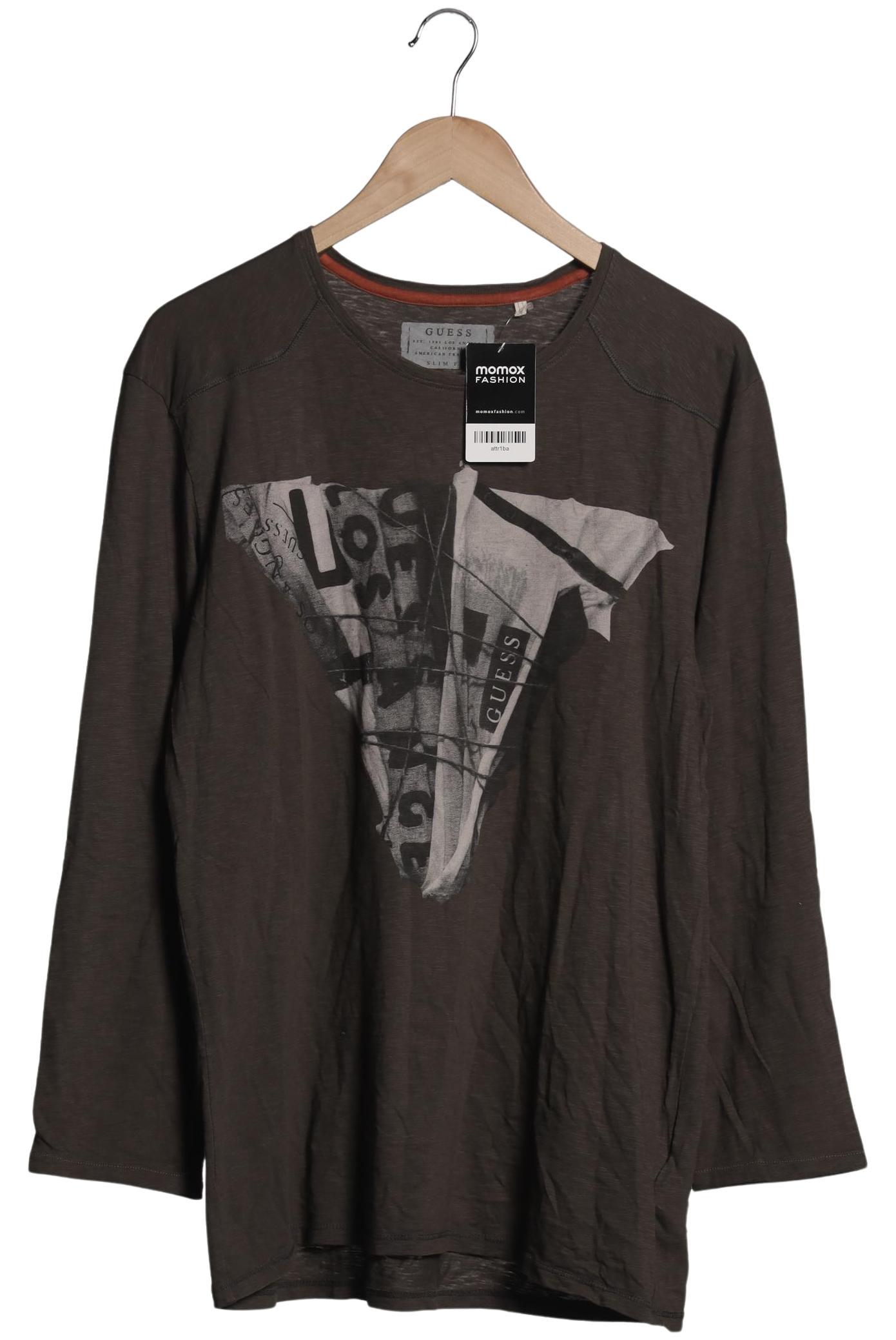 

Guess Herren Langarmshirt, grau, Gr. 52